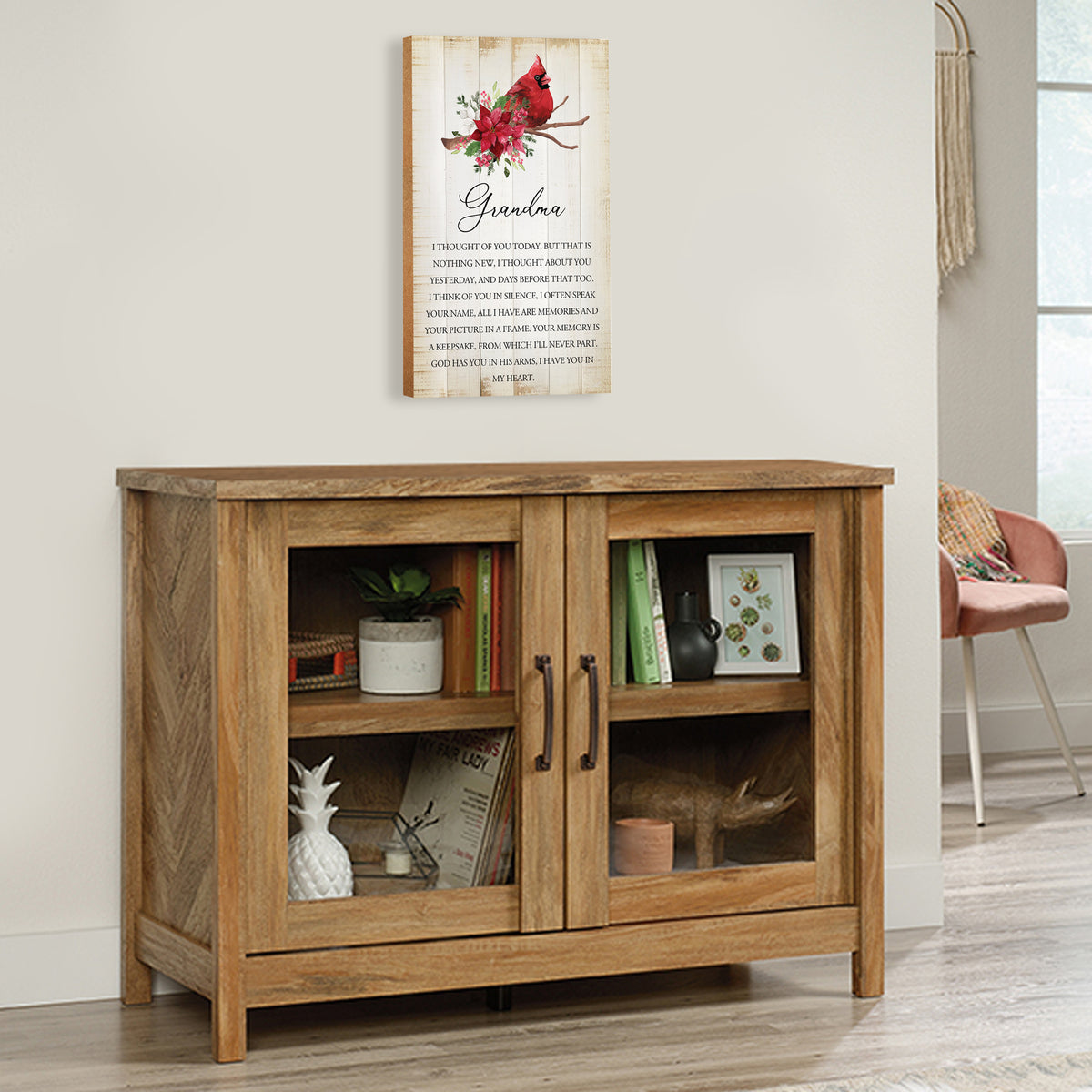 Beautiful cardinal memorial gifts for the loss of a loved one