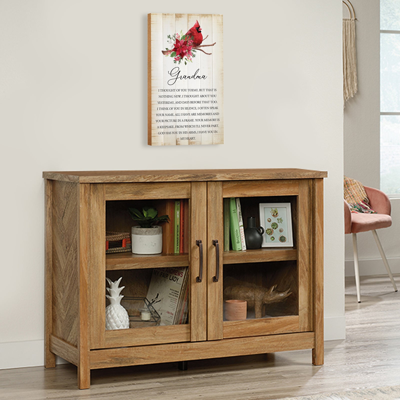 Beautiful cardinal memorial gifts for the loss of a loved one