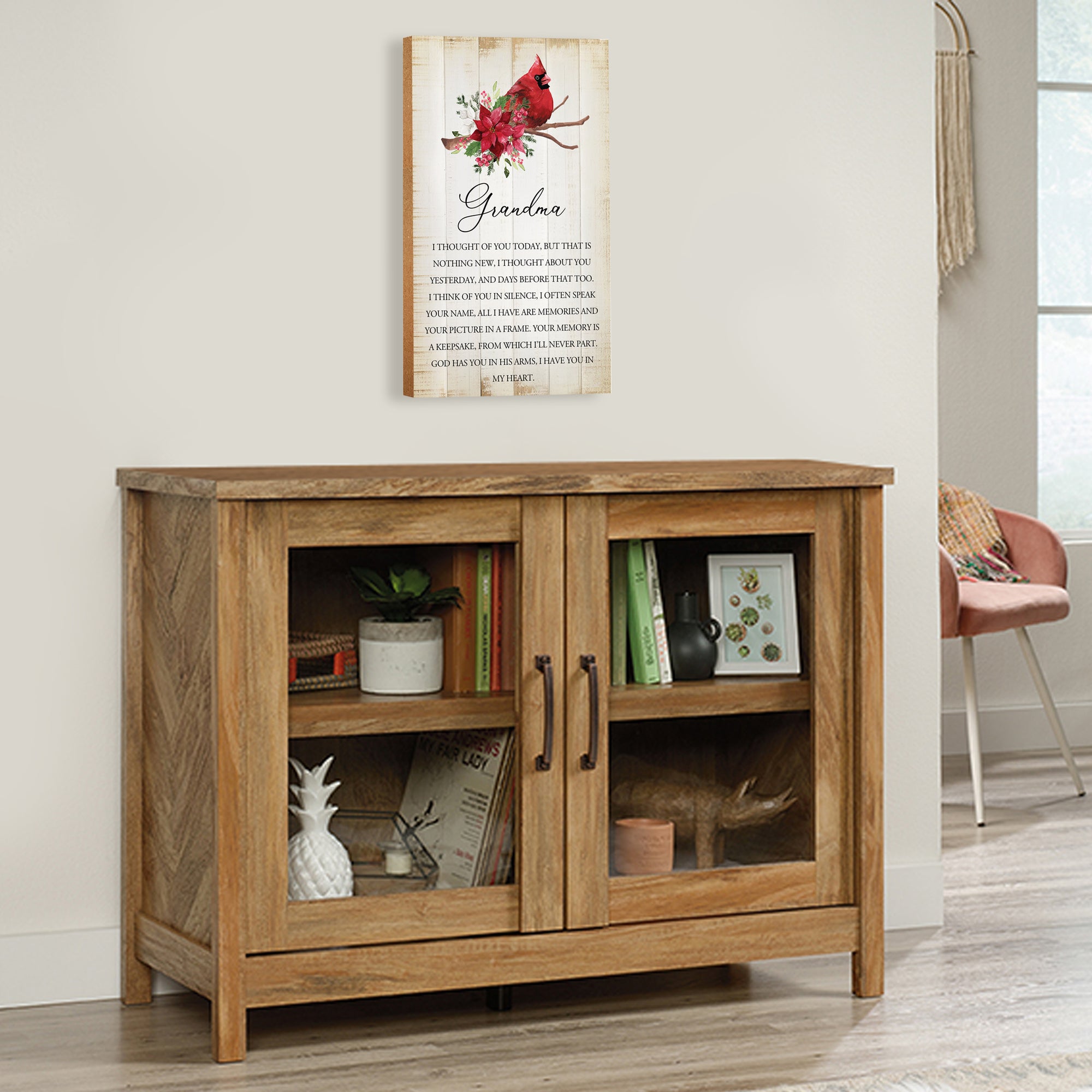 Beautiful cardinal memorial gifts for the loss of a loved one