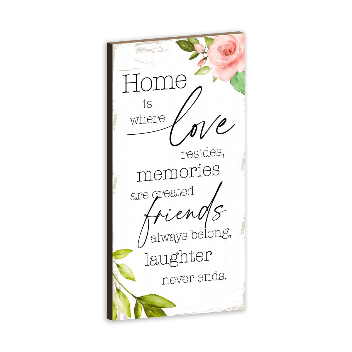 Lifesong Milestones Wooden Family Wall Plaque for Home Decorations: A Beautiful Wall Sign for Home Décor