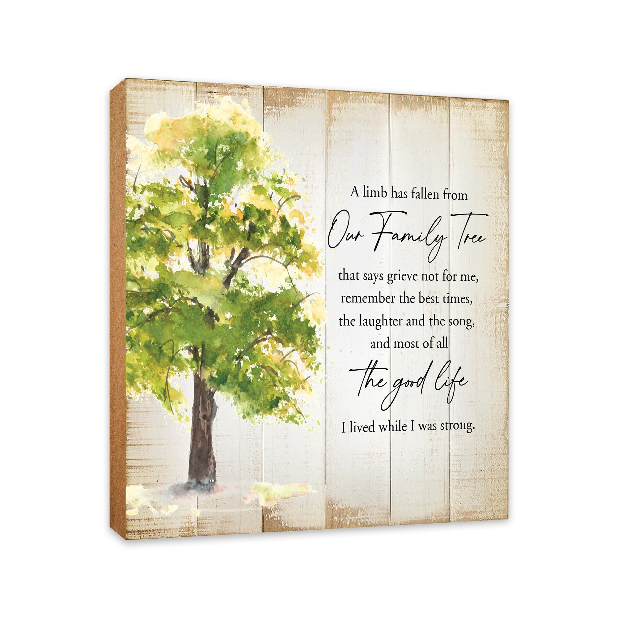 Wooden Memorial Tabletop Sign for Home Decor