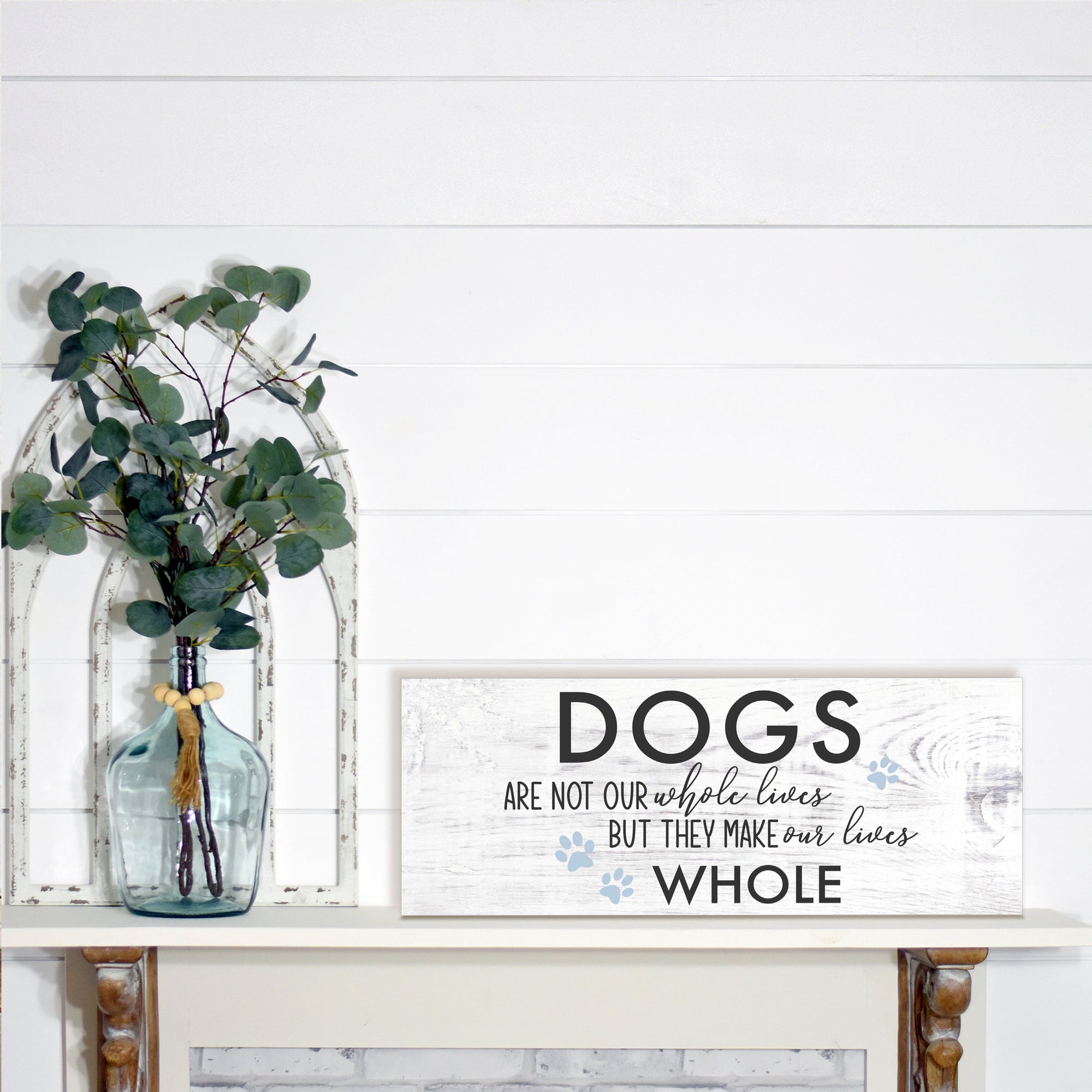 Inspirational Shelf Décor Signs for Pet Lover
