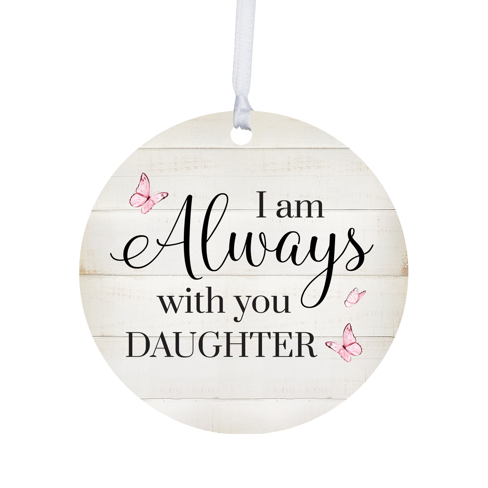 Hanging Memorial Round Ornament for Loss of Loved One – A beautiful tribute and memorial decoration.