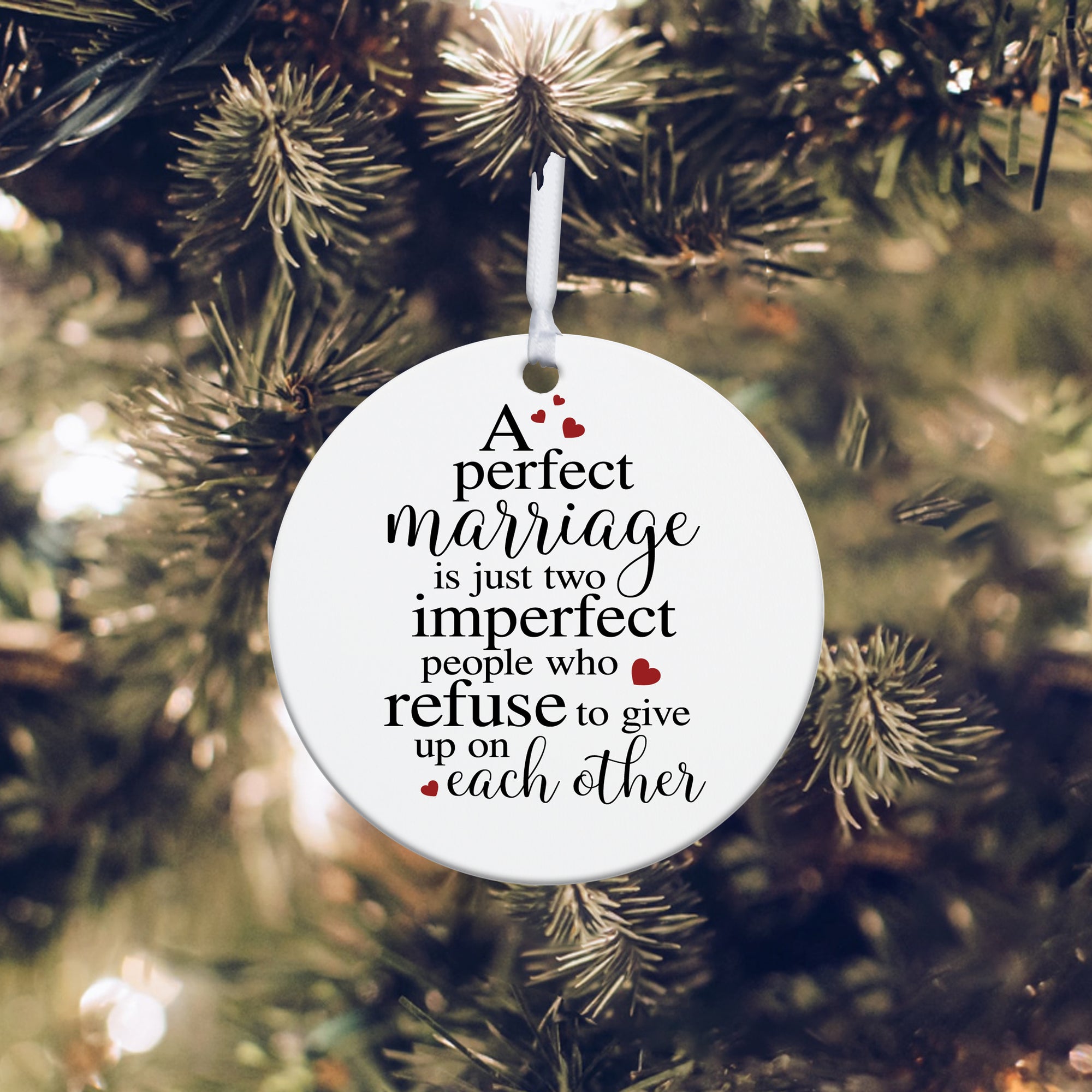 Thoughtful Christian Wedding Ornament Gift for Newlyweds