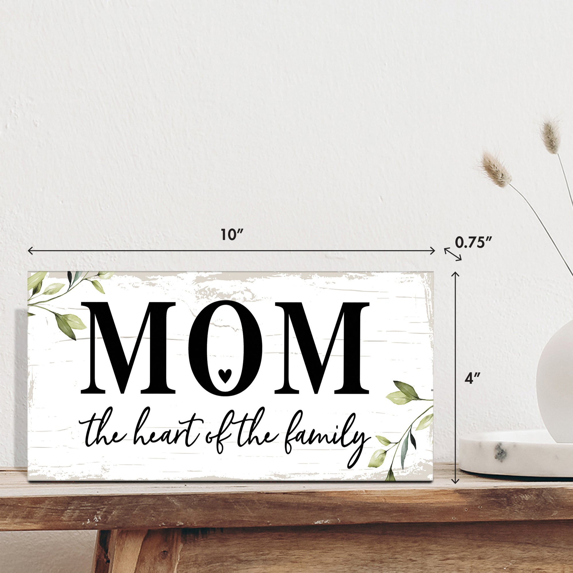 Wooden Shelf and Table Top Decor Signs Gift for Mother’s Day
