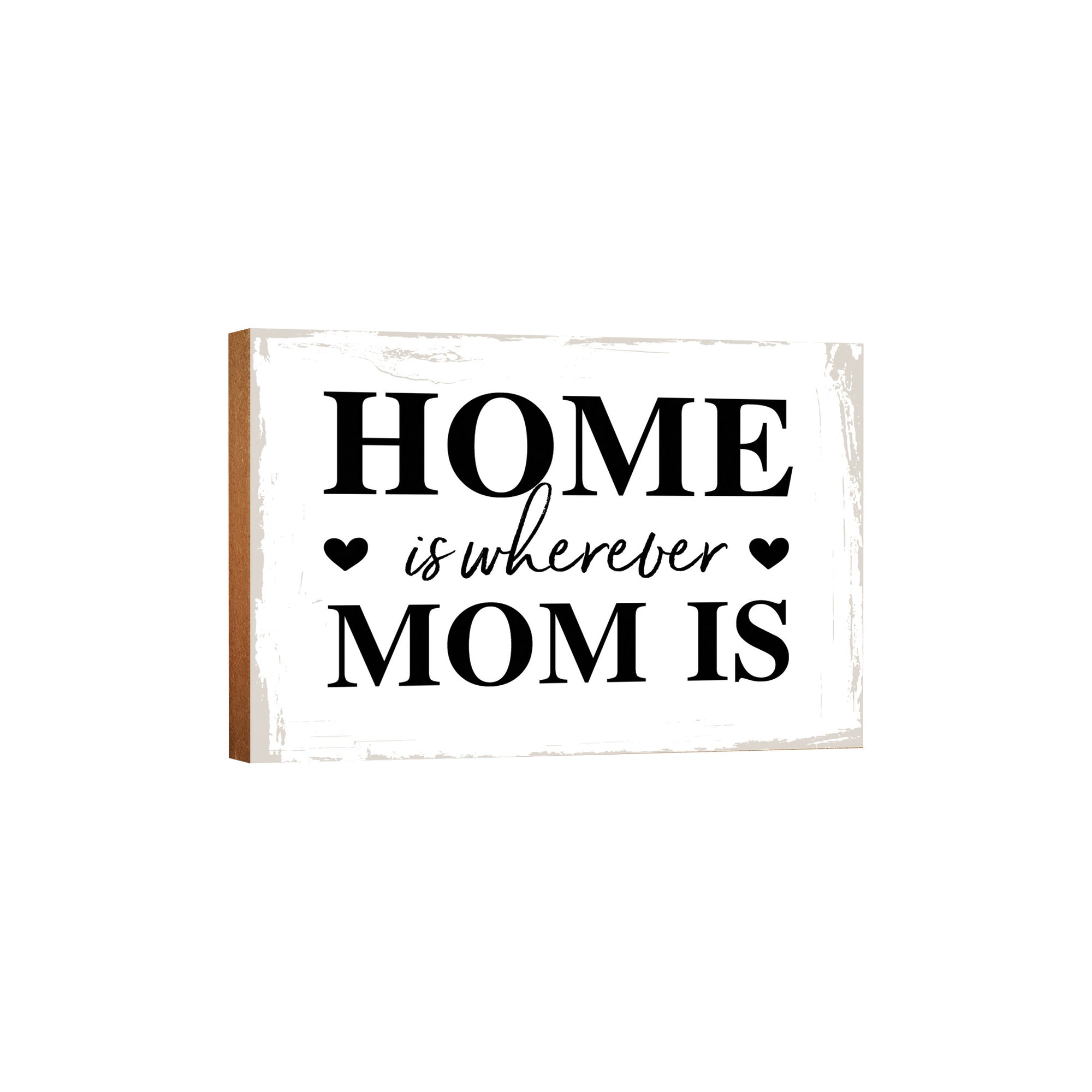 LifeSong Milestones Wooden Shelf and Tabletop Home Decor Gift for Mother’s Day