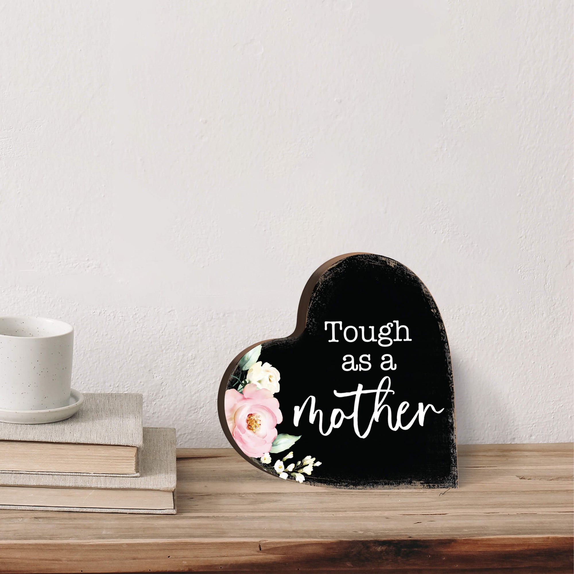 Elegant Wooden Plaque - Thoughtful Mother’s Day Gift for Mom, Unique Shelf Décor