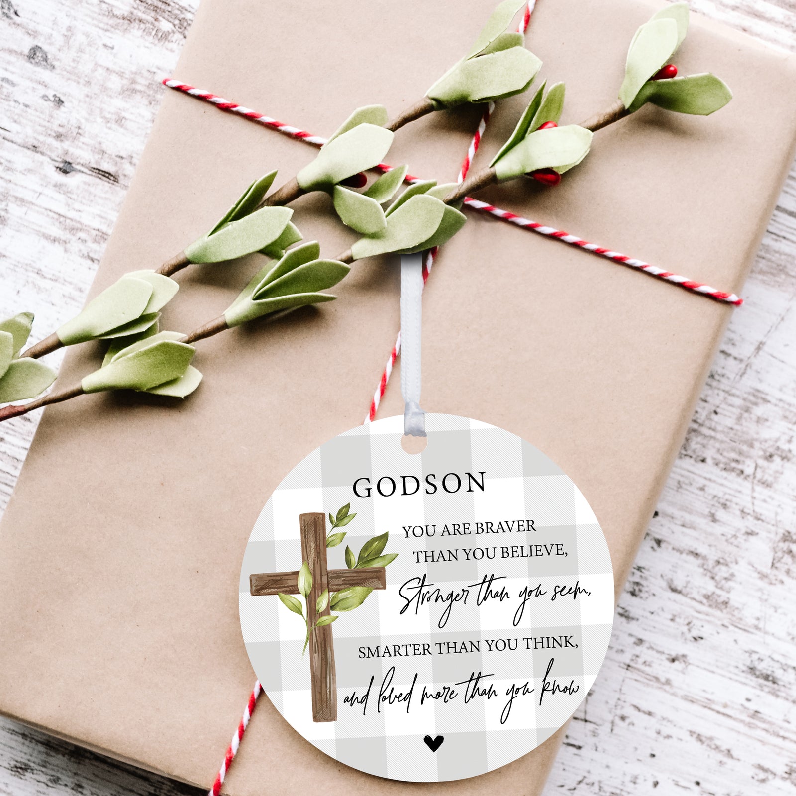 Lifesong Milestones Baptism Hanging Ornament