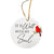 White Ceramic Cardinal Ornament With Everyday Verses Gift Ideas - Everyday It Is Well