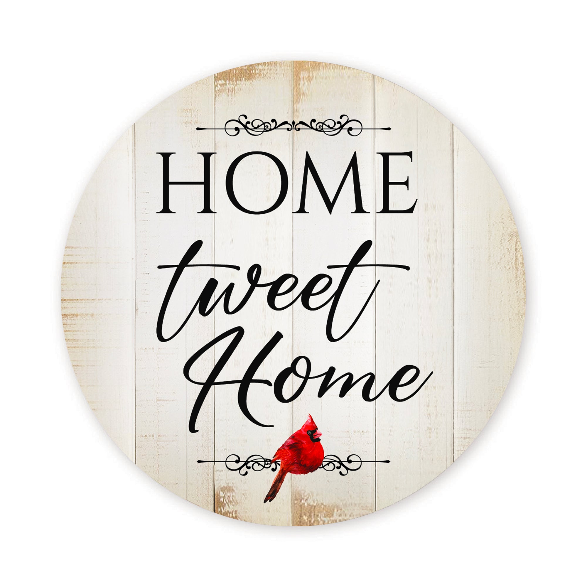 Vintage-Inspired Cardinal Wooden Magnet Printed With Everyday Inspirational Verses Gift Ideas - Home Tweet Home