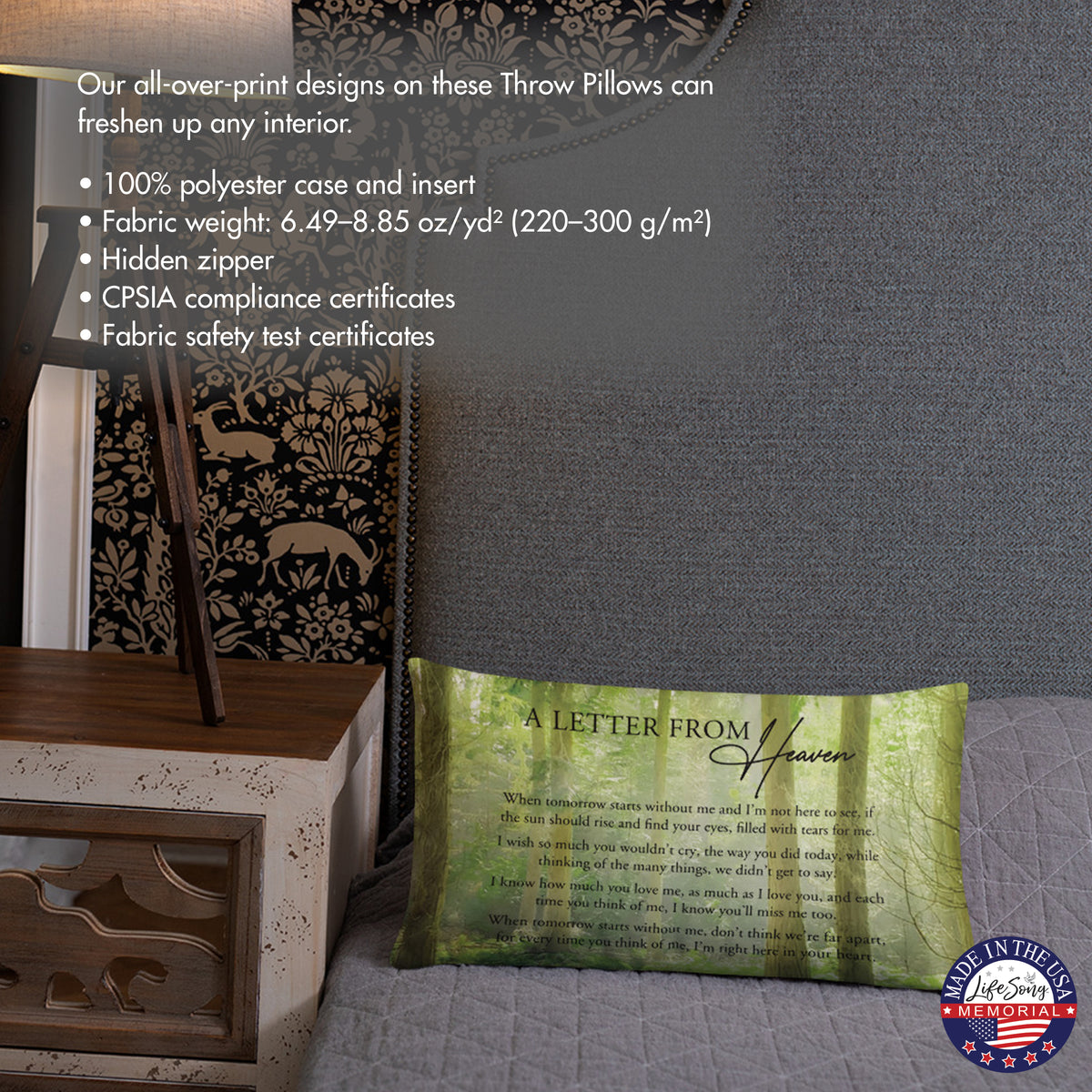 A heartfelt memorial bereavement gift for your home decor.