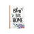 LifeSong Milestones Inspirational Wooden Hummingbird Wall Plaque for Home Decorations