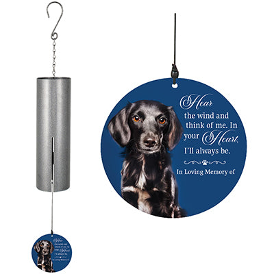 Hear the Wind and Think of Me Printed Memorial Wind Chime