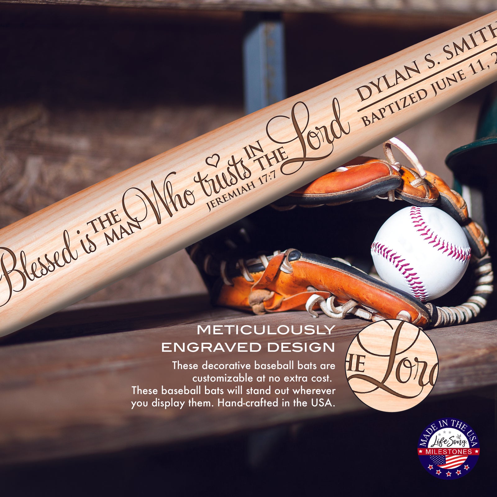 Personalized Baptismal Gift for Boys 