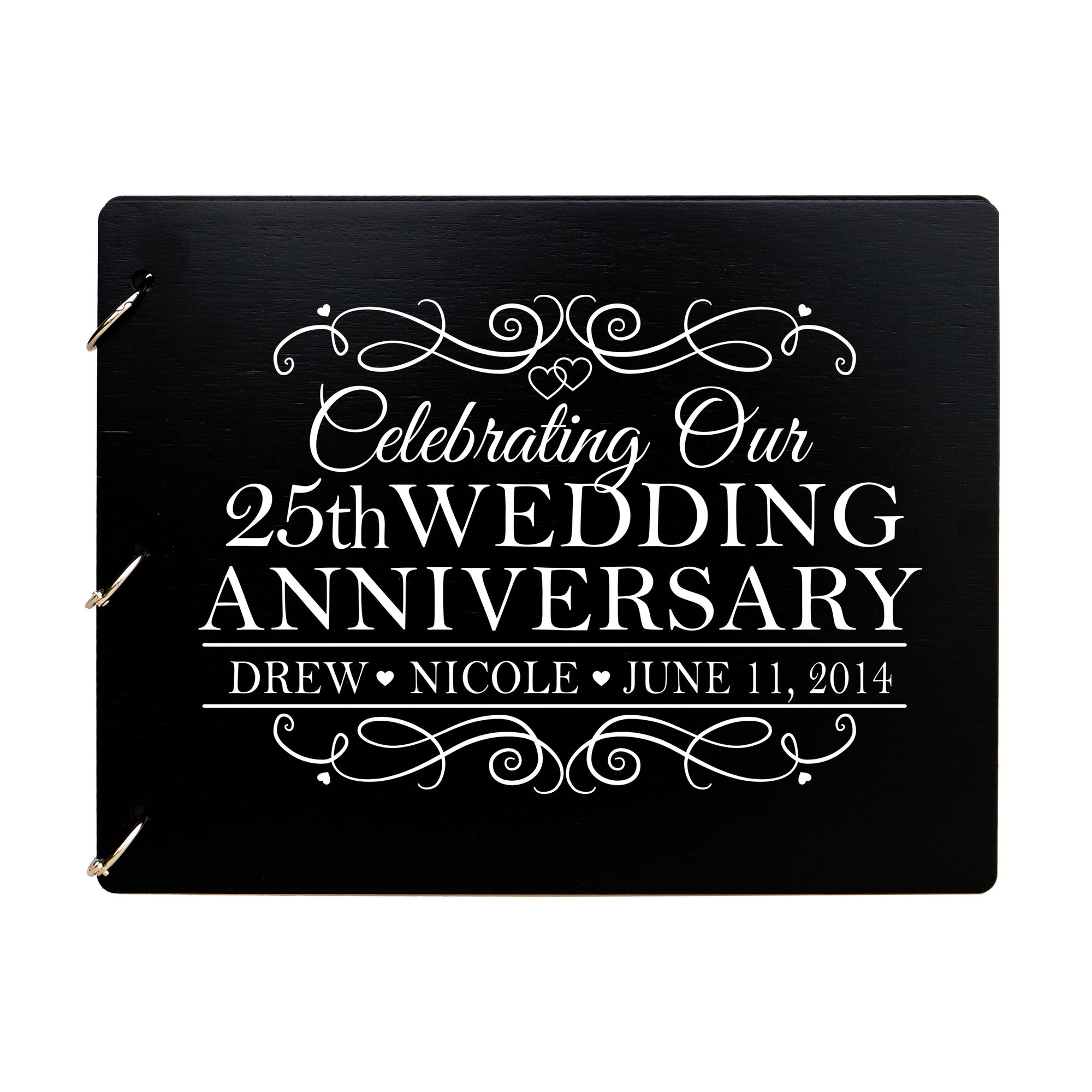 LifeSong Milestones Personalized Guestbook Sign for 20th Wedding Anniversary Gift Ideas