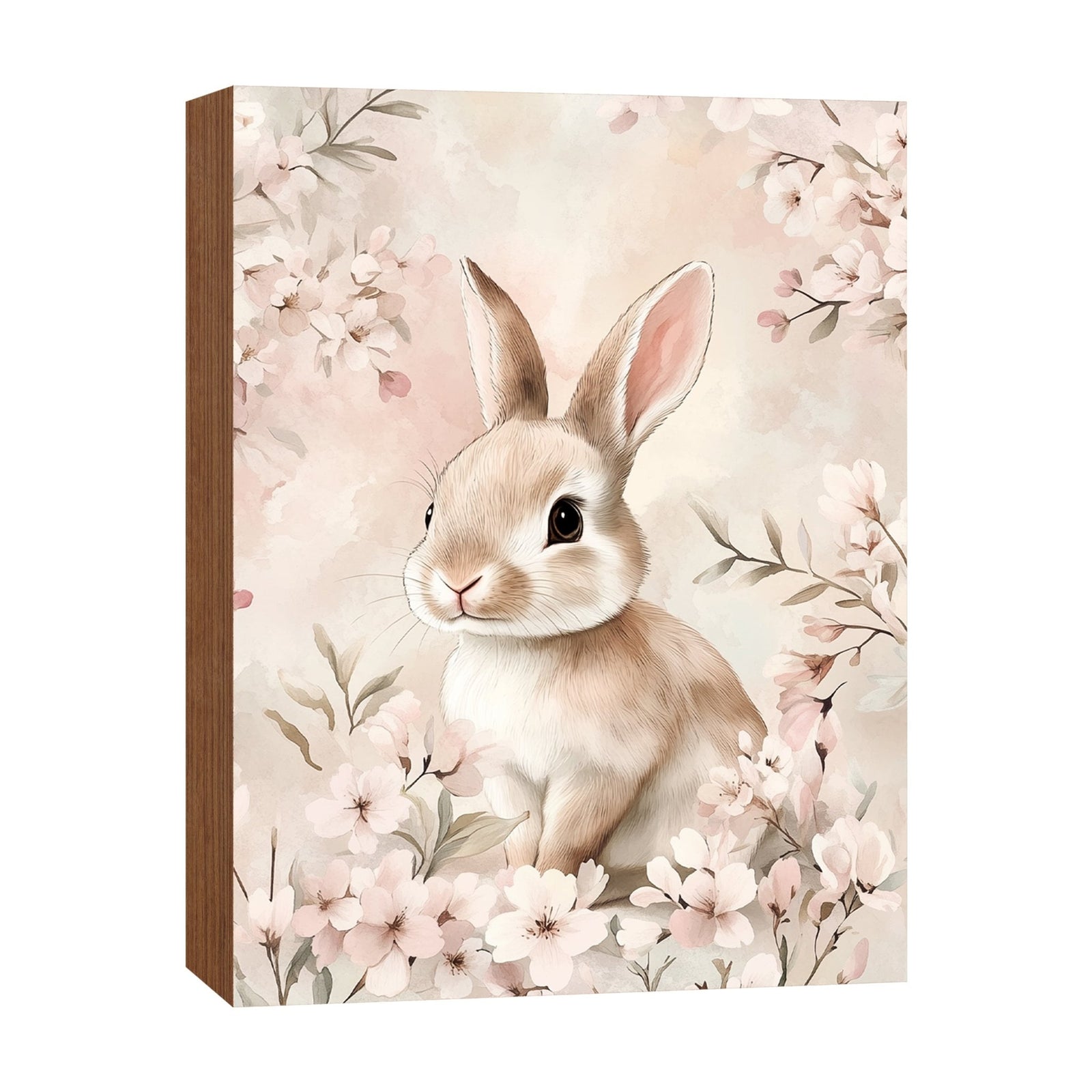 Bunny Shelf Sitter 4.5x6 — Handcrafted Birch Wood Easter & Spring Décor for Bookshelf & Console Table | Bunny Gift - LifeSong Milestones