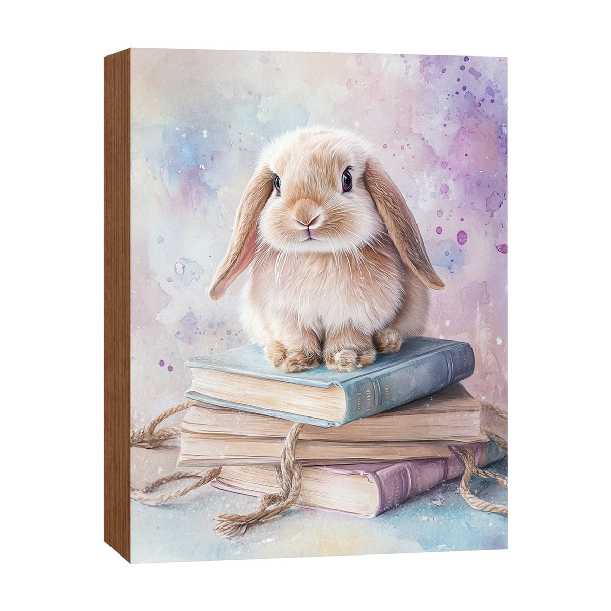 Bunny Shelf Sitter 4.5x6 — Handcrafted Birch Wood Easter & Spring Décor for Bookshelf & Console Table | Bunny Gift - LifeSong Milestones