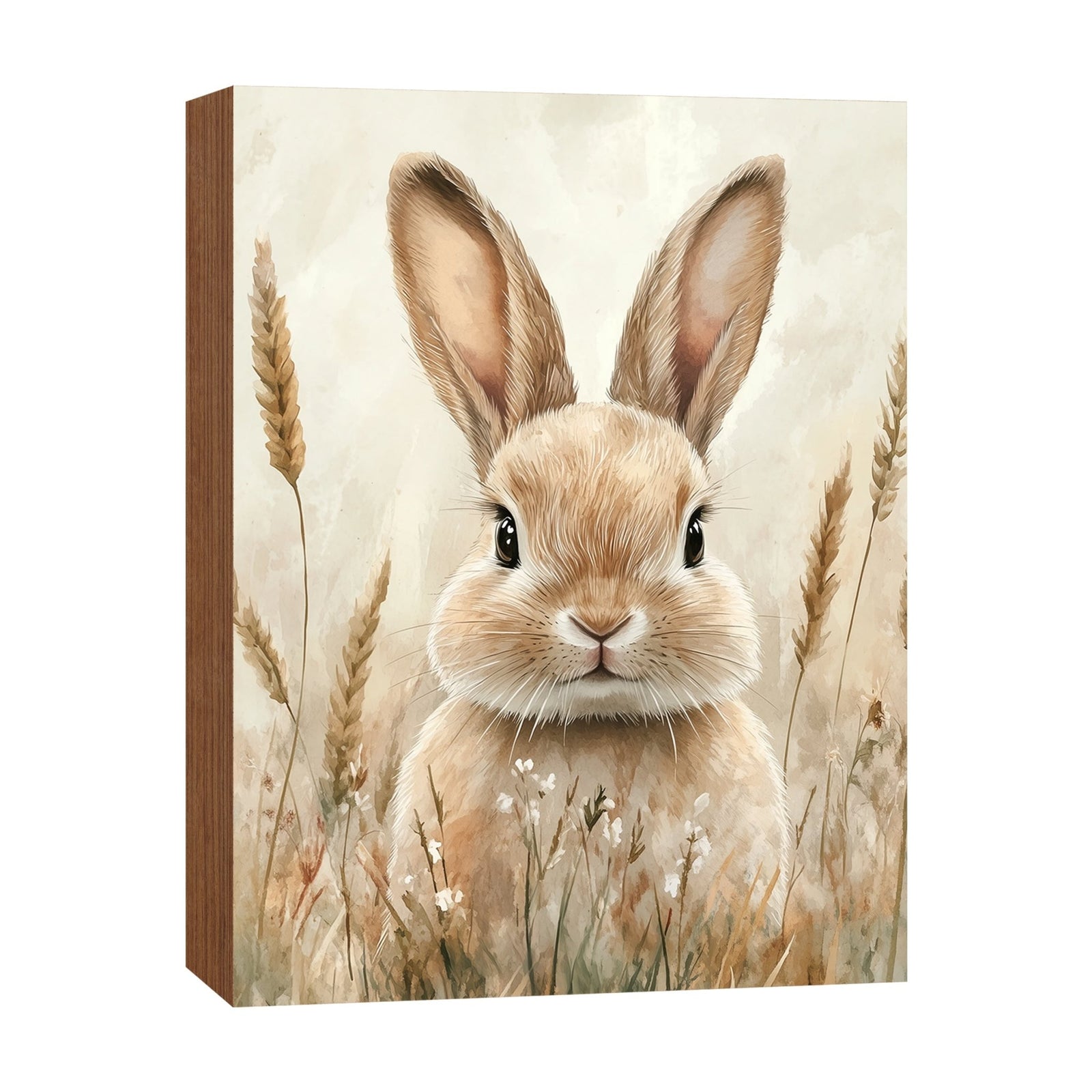 Bunny Shelf Sitter 4.5x6 — Handcrafted Birch Wood Easter & Spring Décor for Bookshelf & Console Table | Bunny Gift - LifeSong Milestones