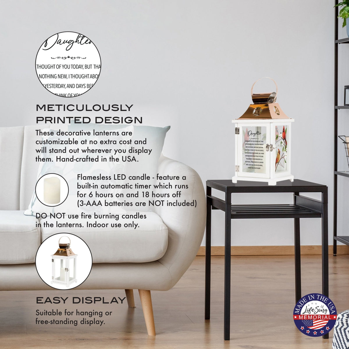 Shop LifeSong Milestones Personalized Candle Lanterns. Ideal for home decor, personalized, memorial, and sympathy gifts. Create lasting memories.