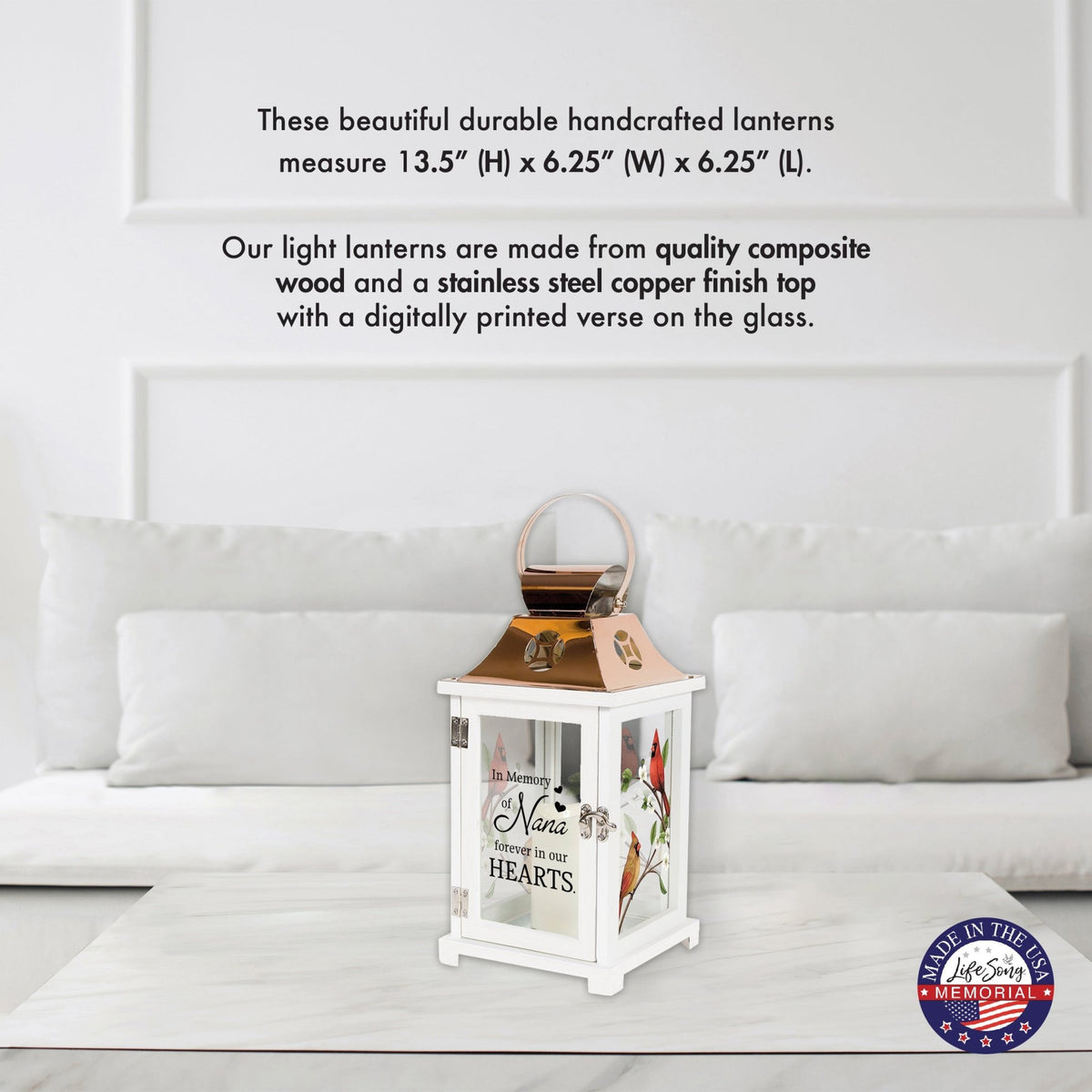 Shop LifeSong Milestones Personalized Candle Lanterns. Ideal for home decor, personalized, memorial, and sympathy gifts. Create lasting memories.