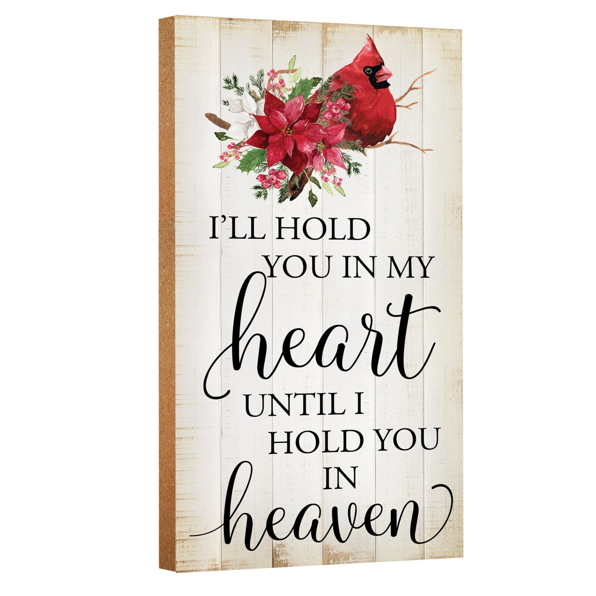 Cardinal Memorial Wooden Wall Plaque for Home Decorations - LifeSong Milestones