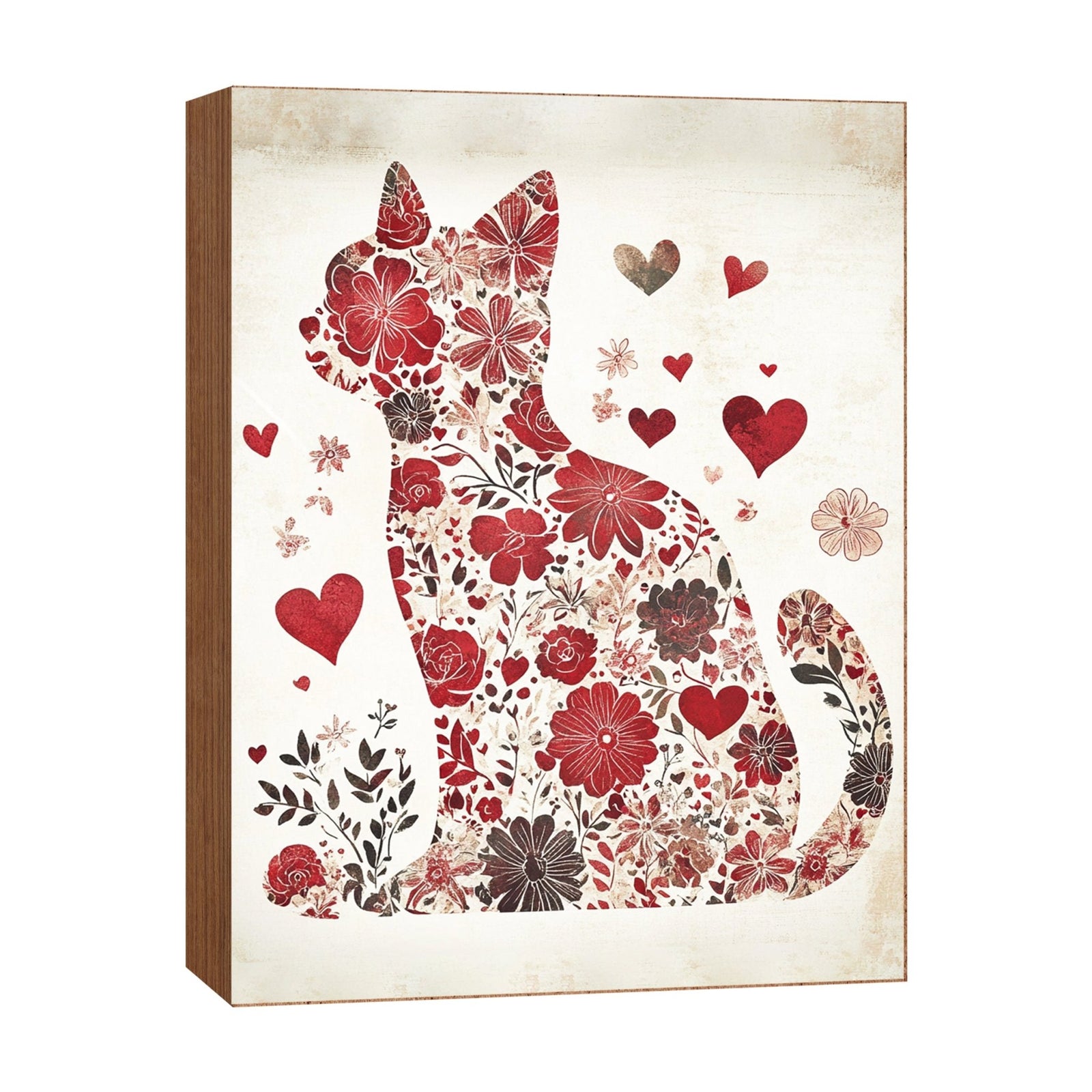 Cat Shelf Sitter for Cat Lovers — Handcrafted Birch Wood Home Décor | Gift for Cat Mom - LifeSong Milestones