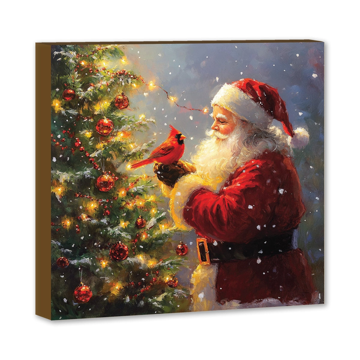 Christmas Animal Shelf Decor | 5x5 Shelf Sitter | Winter Holiday Sign - LifeSong Milestones