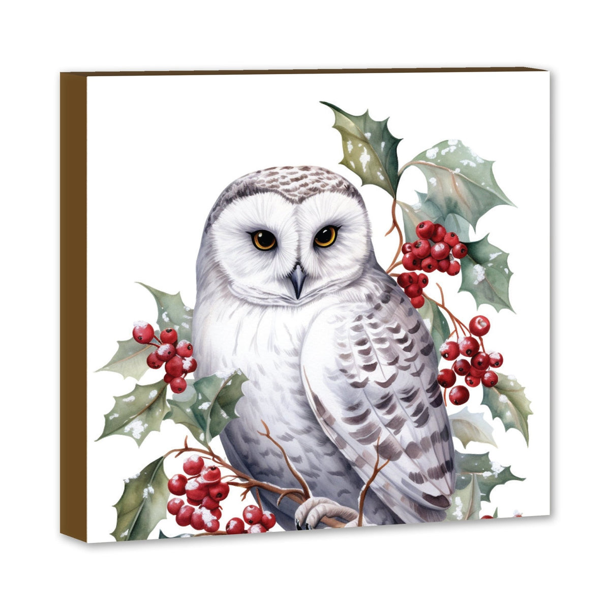 Christmas Animal Shelf Sitter 5x5 | Digitally Printed Holiday Shelf Decor - LifeSong Milestones