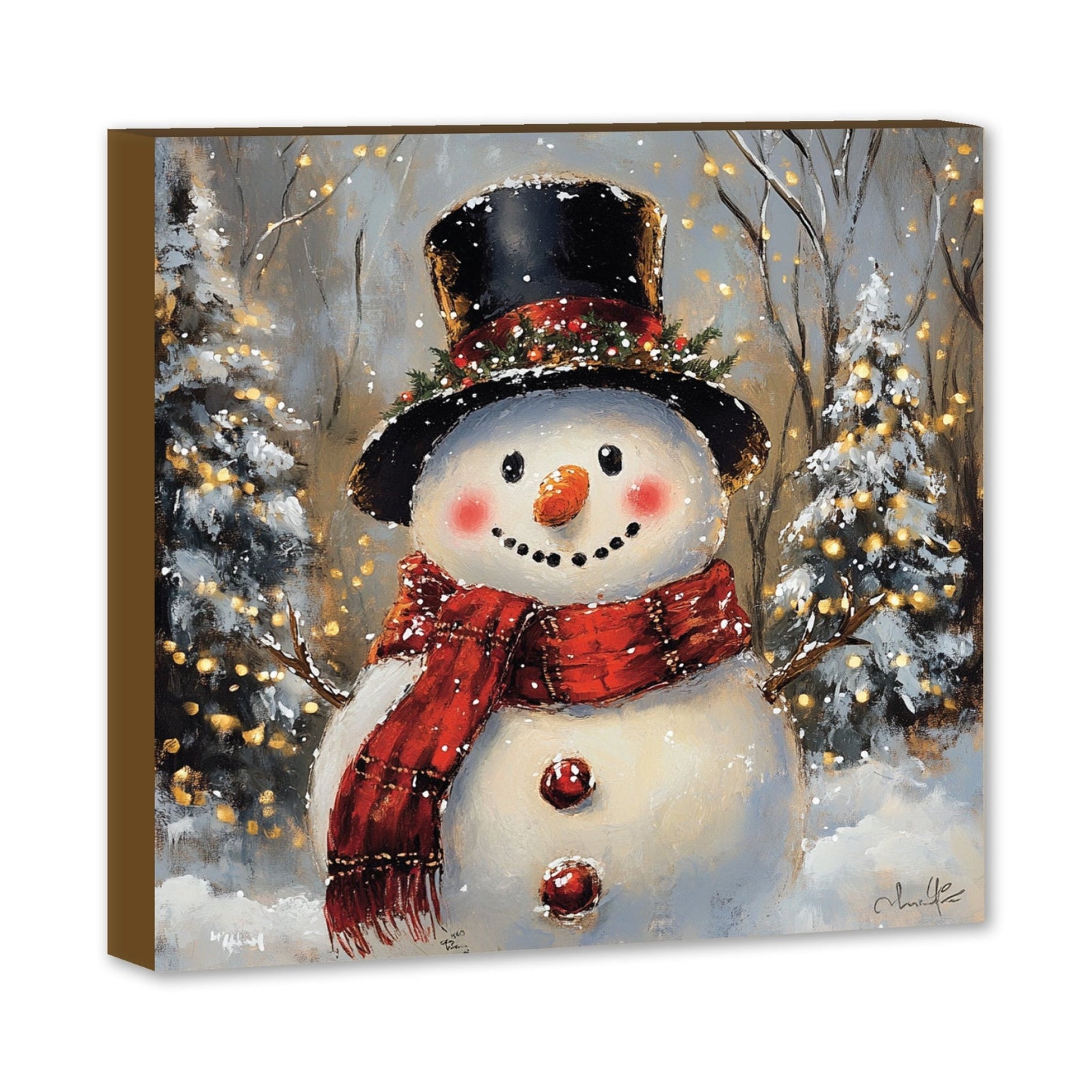 Christmas Animal Shelf Sitter 5x5 | Digitally Printed Holiday Shelf Decor - LifeSong Milestones