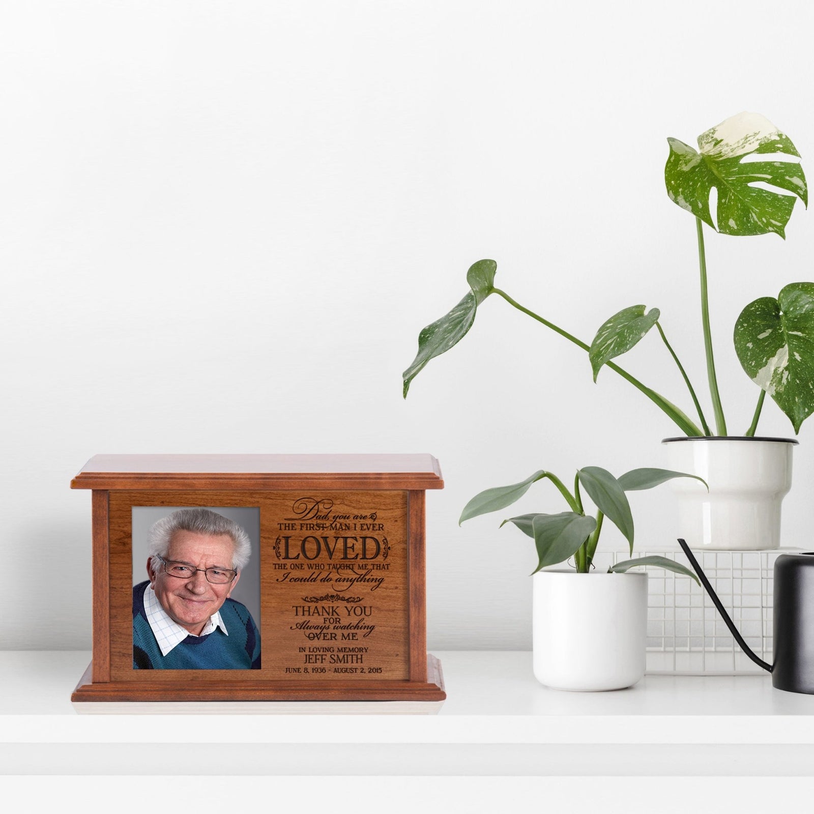 Custom Memorial Unique Funeral Urn Box for Human Ashes - Dad You Are The - LifeSong Milestones