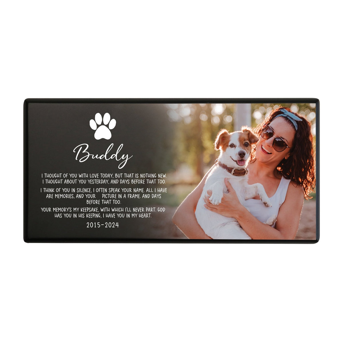 Custom Memorial Urn for Dogs and Cats with Engraving Options - I Thought Of You - LifeSong Milestones