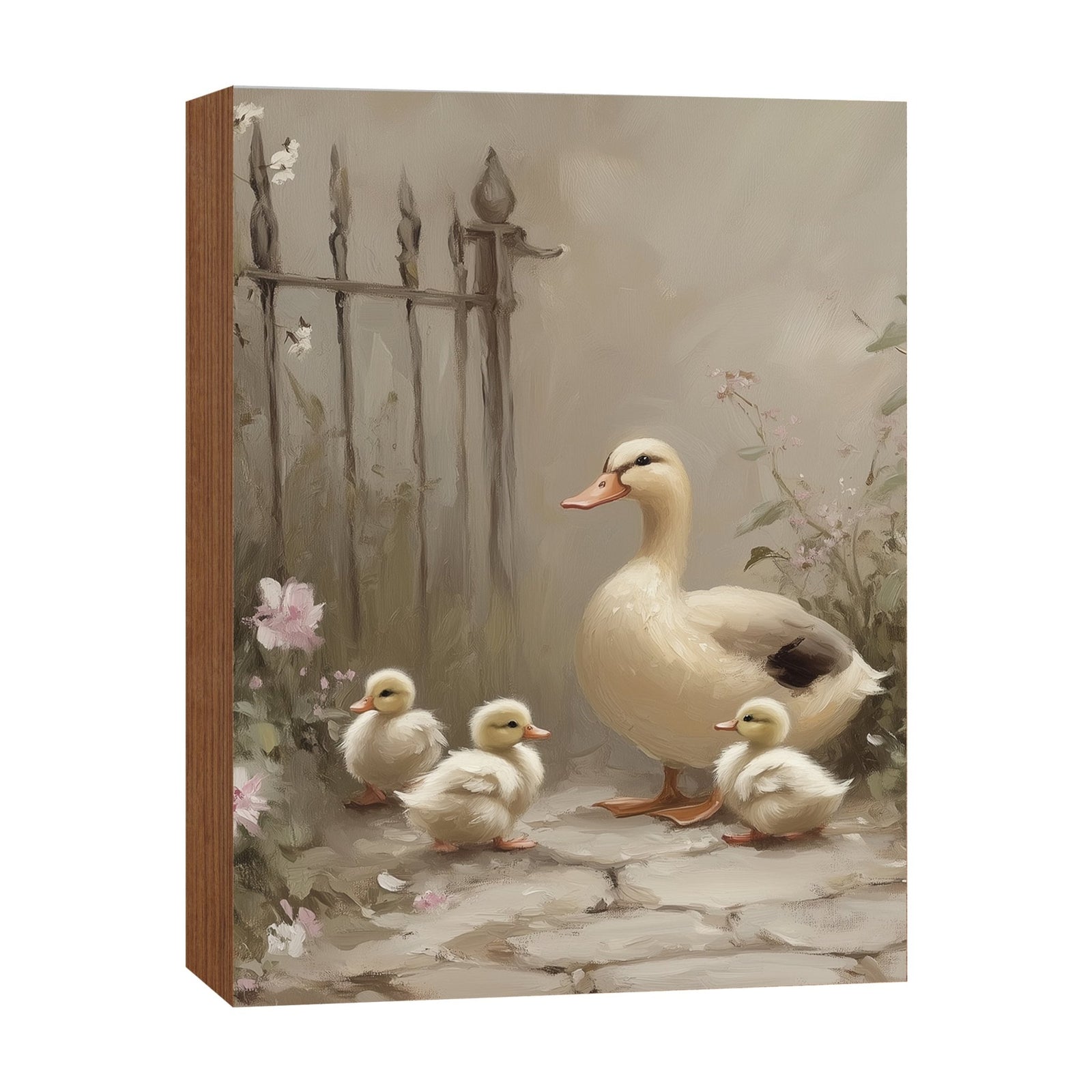 Duck Shelf Sitter for Tiered Tray — Handcrafted Birch Wood Spring Décor | 10 Designs - LifeSong Milestones