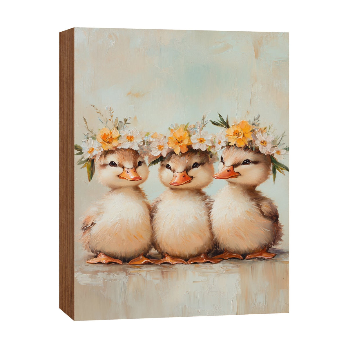 Duck Shelf Sitter for Tiered Tray — Handcrafted Birch Wood Spring Décor | 10 Designs - LifeSong Milestones