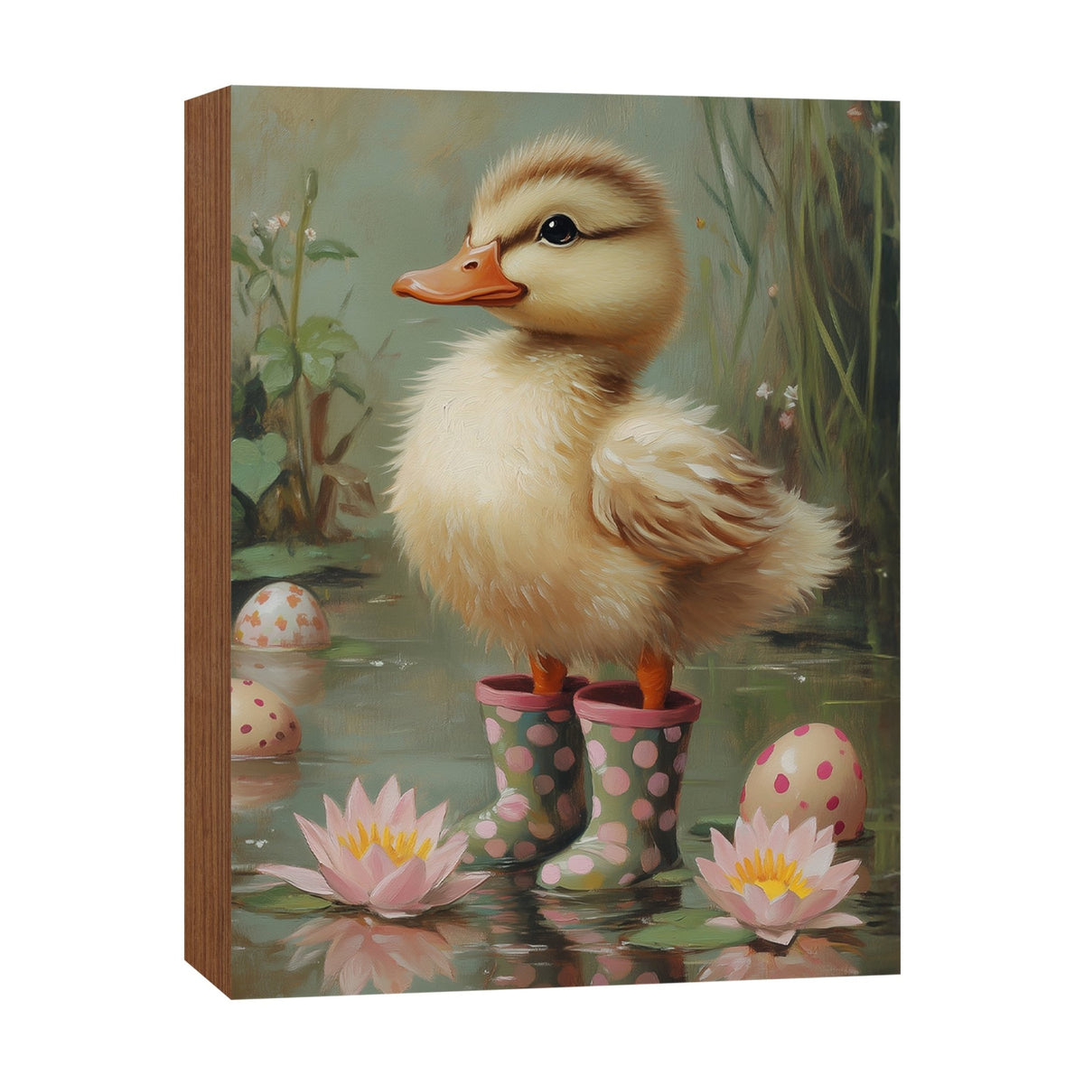 Duck Shelf Sitter for Tiered Tray — Handcrafted Birch Wood Spring Décor | 10 Designs - LifeSong Milestones