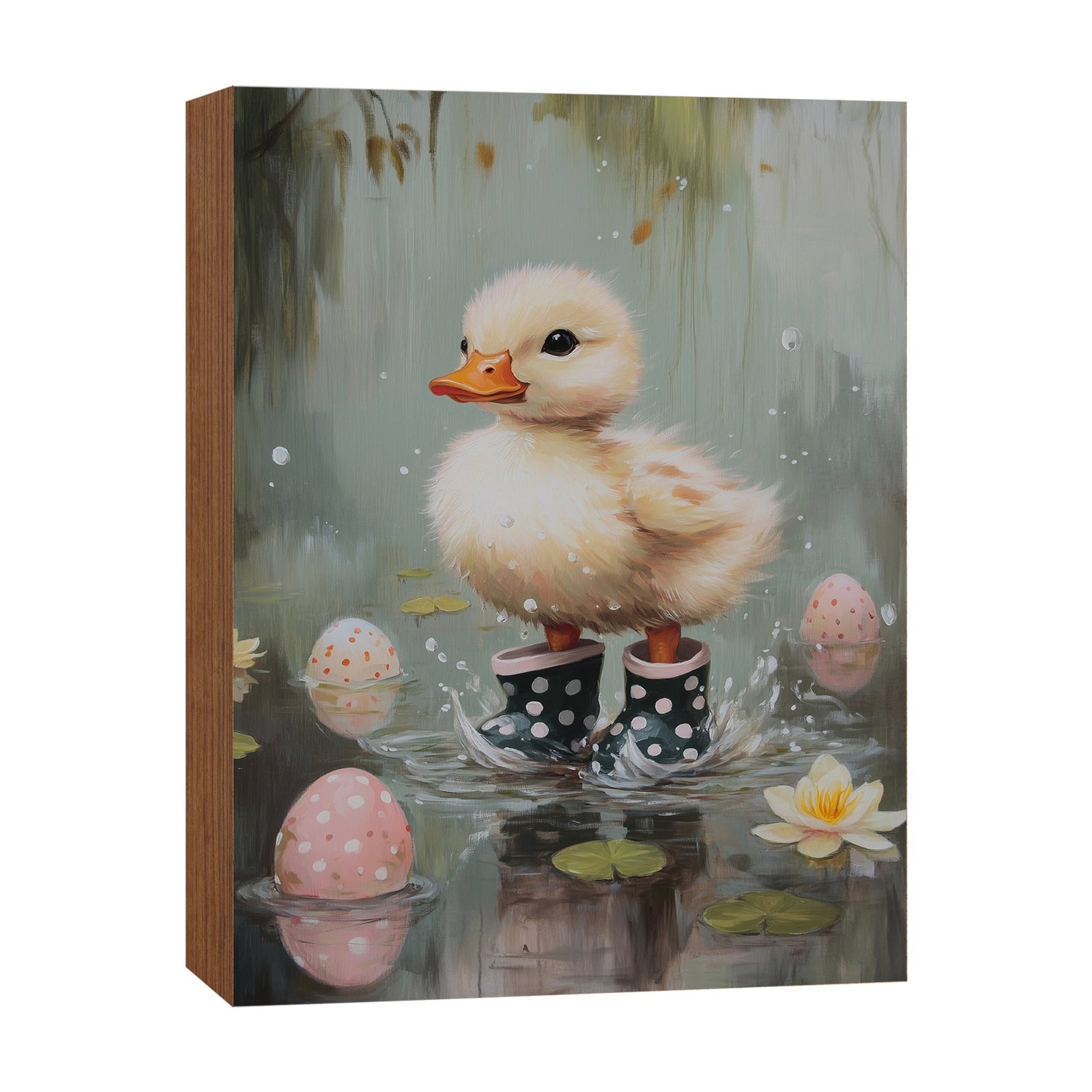 Duck Shelf Sitter for Tiered Tray — Handcrafted Birch Wood Spring Décor | 10 Designs - LifeSong Milestones