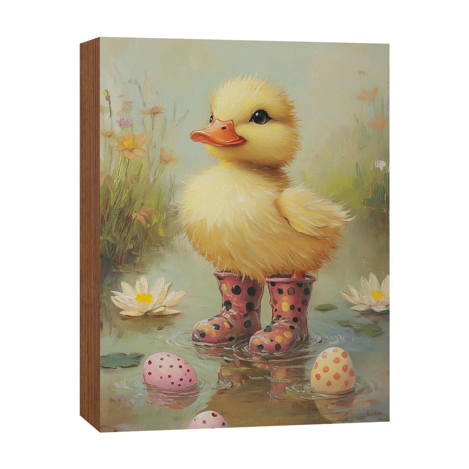 Duck Shelf Sitter for Tiered Tray — Handcrafted Birch Wood Spring Décor | 10 Designs - LifeSong Milestones