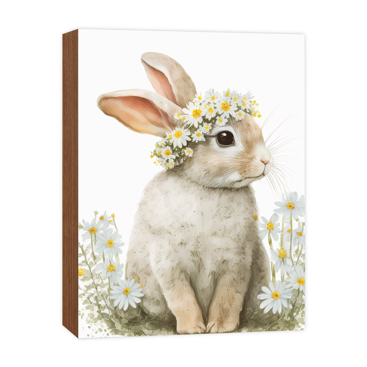 Easter Bunny Shelf Sitter 4.5x6 — Handcrafted Birch Wood Spring Shelf Décor | Bunny Lover Gift for Her - LifeSong Milestones