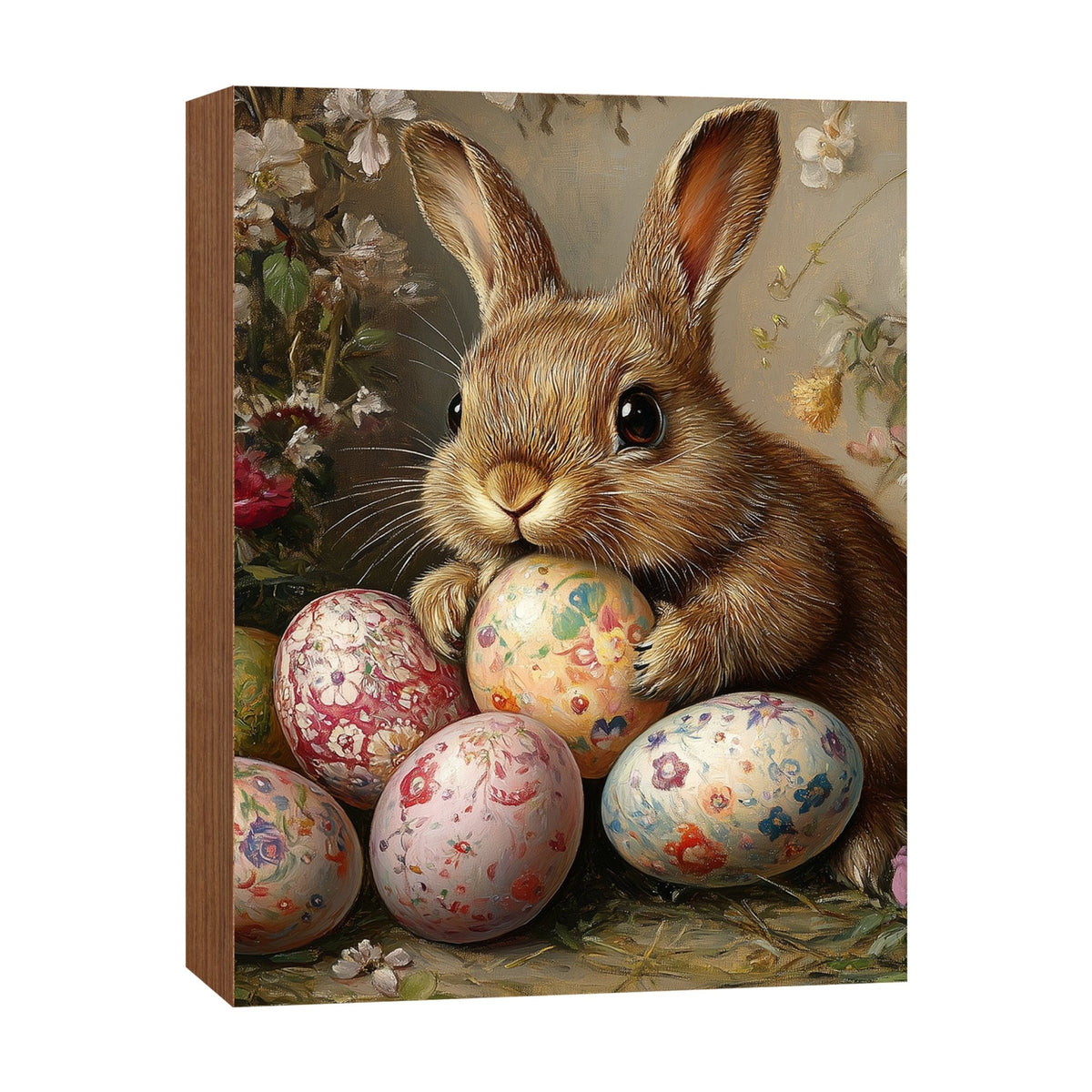 Easter Bunny Shelf Sitter 4.5x6 — Handcrafted Birch Wood Spring Shelf Décor | Bunny Lover Gift for Her - LifeSong Milestones