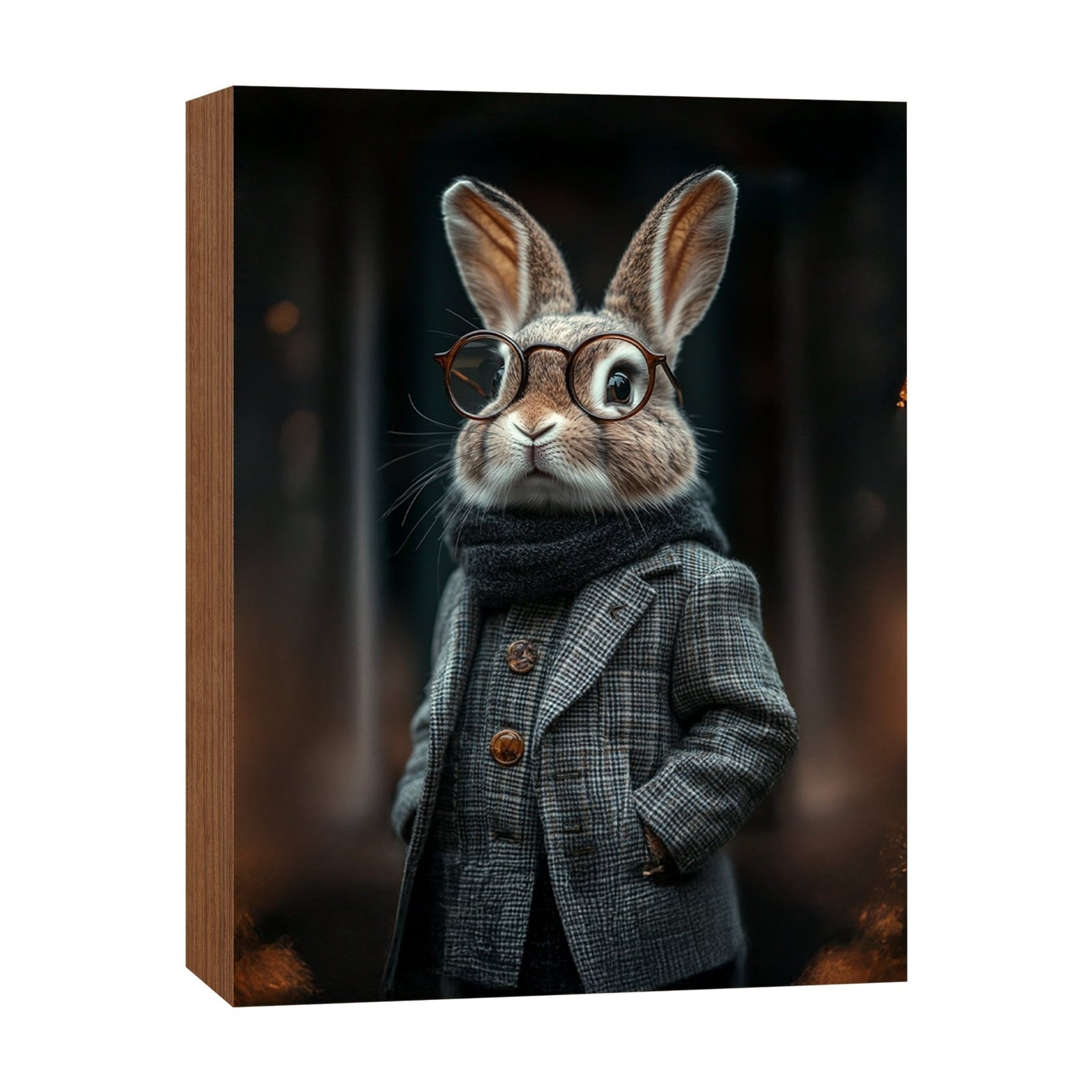 Easter Bunny Shelf Sitter 4.5x6 — Handcrafted Birch Wood Spring Shelf Décor | Bunny Lover Gift for Her - LifeSong Milestones