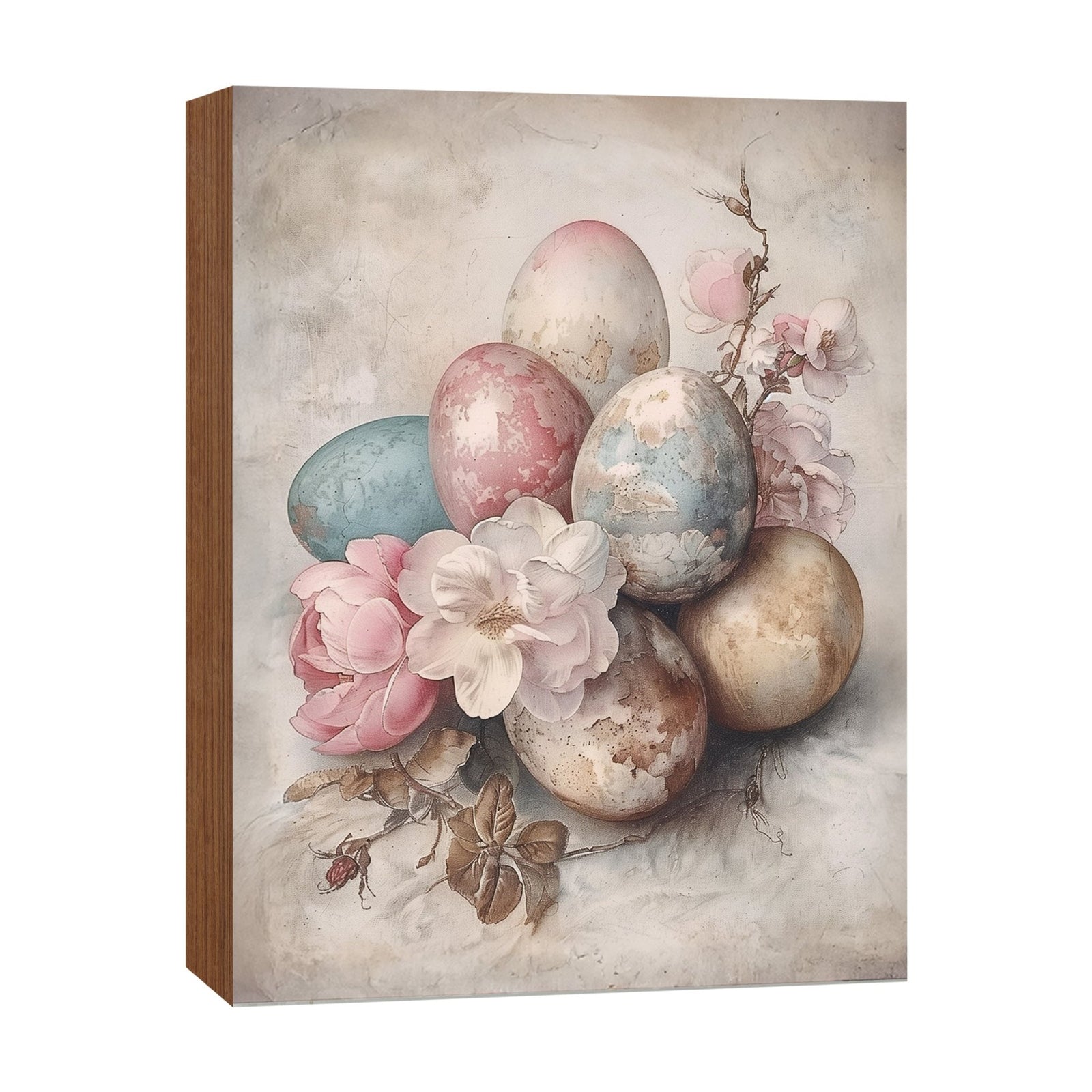 Easter Egg Shelf Sitter 4.5x6 — Handcrafted Birch Wood Spring & Easter Décor | Easter Gift for Her - LifeSong Milestones