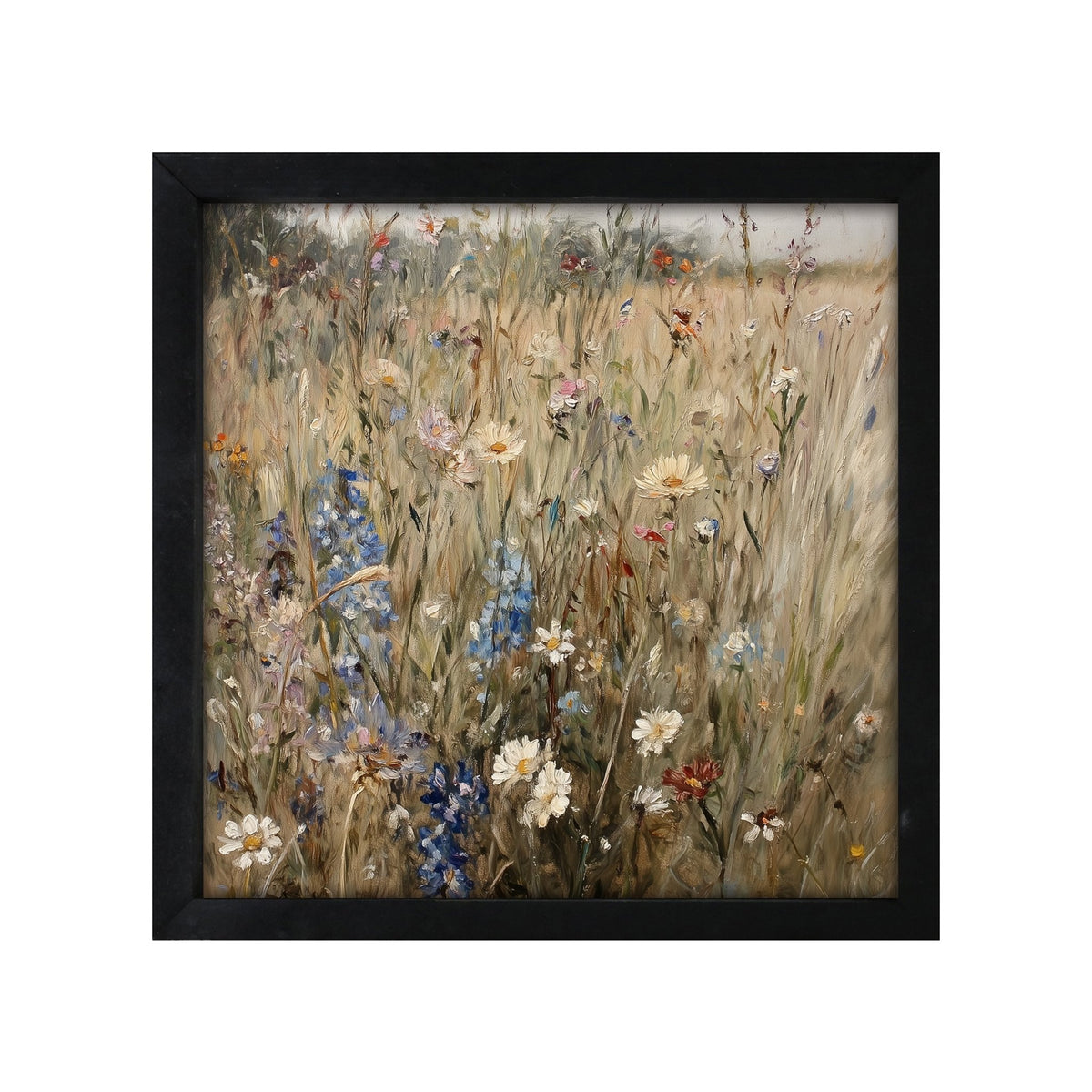 Farmhouse Wall Art 20x20 — Handcrafted Framed Wood Sign | Floral &amp; Home Décor Gift for Her - LifeSong Milestones