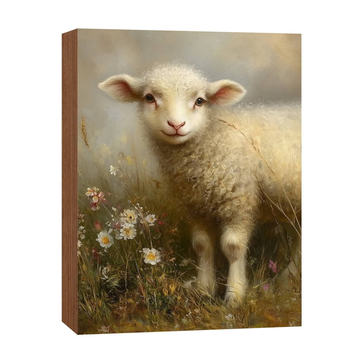 Goat Shelf Sitter — Handcrafted Birch Wood Nature Décor for Mantel, Shelf &amp; Tiered Tray | Goat Gift - LifeSong Milestones