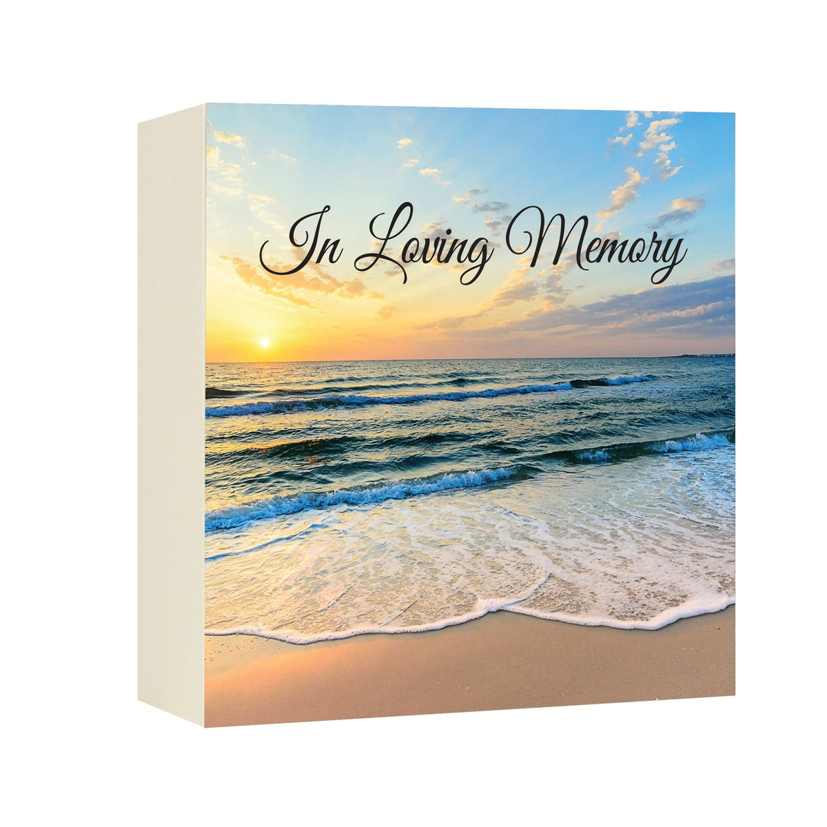 Handcrafted Wood Cremation Urn Box for Human Ashes – Pine Memorial Keepsake with Secure Screw Closure - LifeSong Milestones