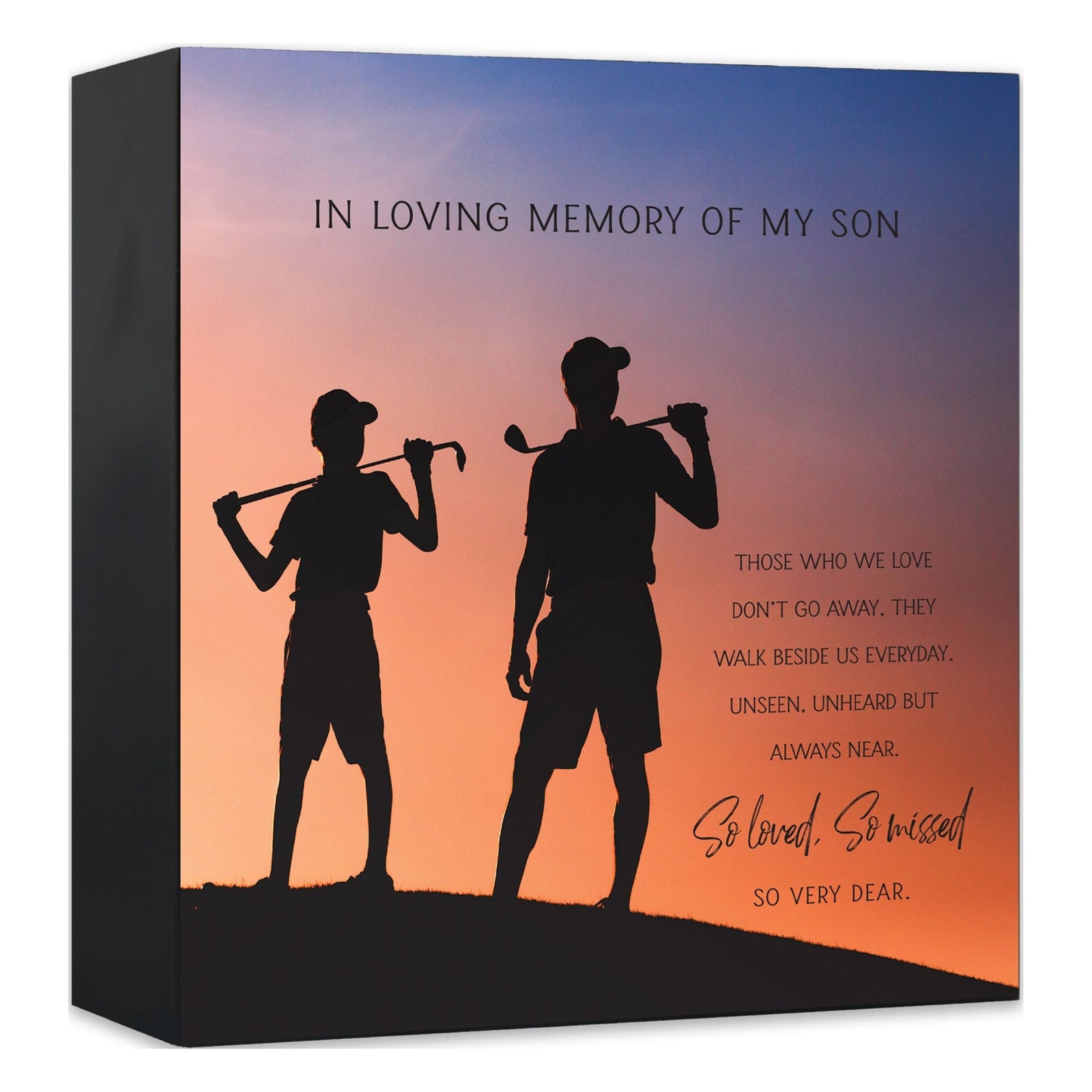 Handcrafted Wooden Cremation Urn Box – Memorial Display for Human Ashes - LifeSong Milestones