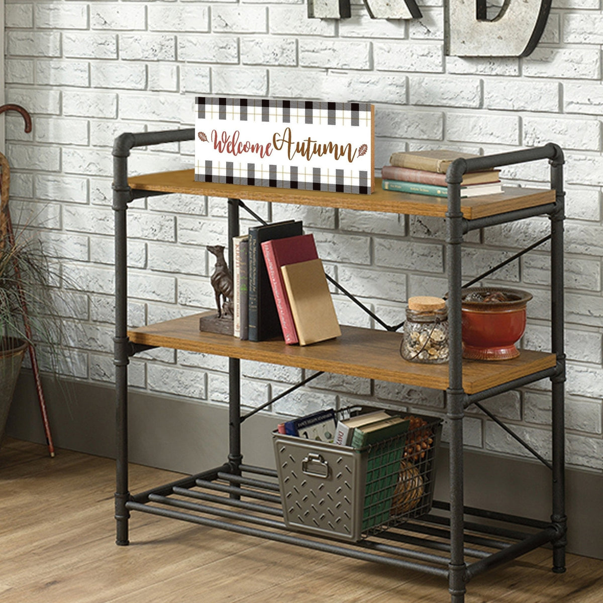 Inspirational Shelf Décor and Tabletop Signs for Fall Season - LifeSong Milestones