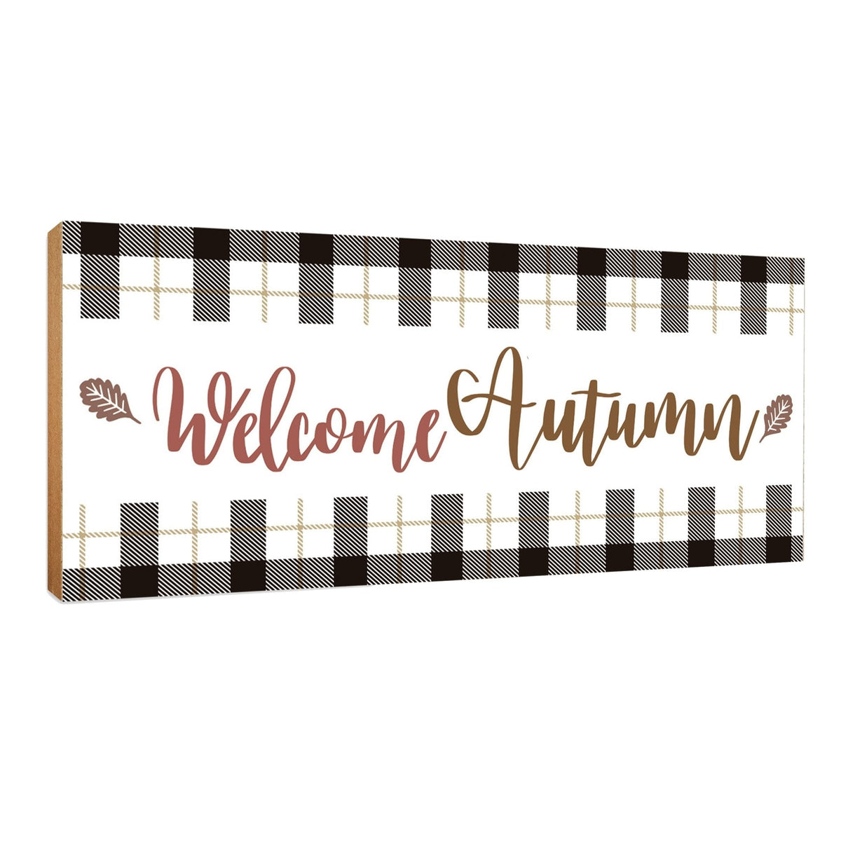 Inspirational Shelf Décor and Tabletop Signs for Fall Season - LifeSong Milestones