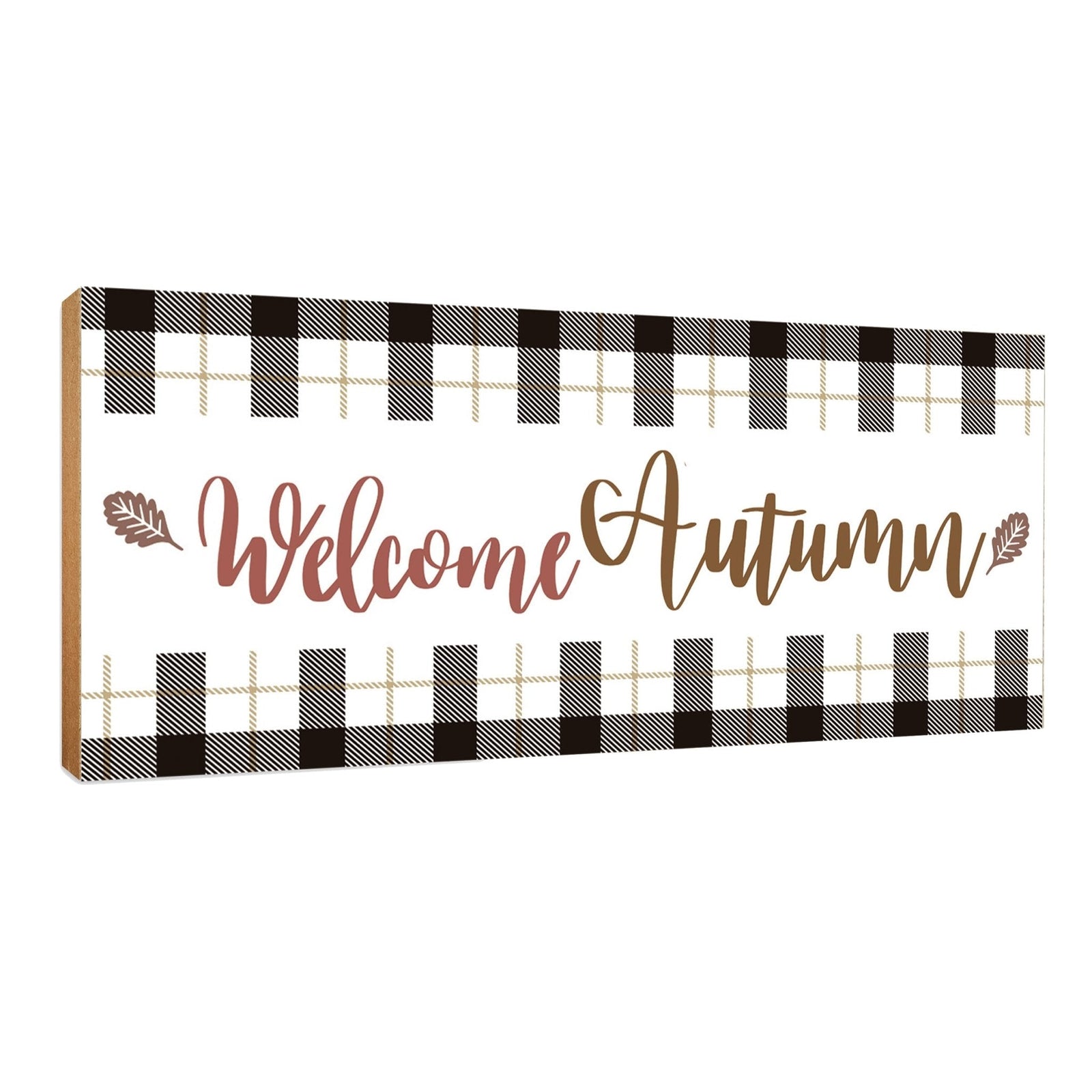 Inspirational Shelf Décor and Tabletop Signs for Fall Season - LifeSong Milestones