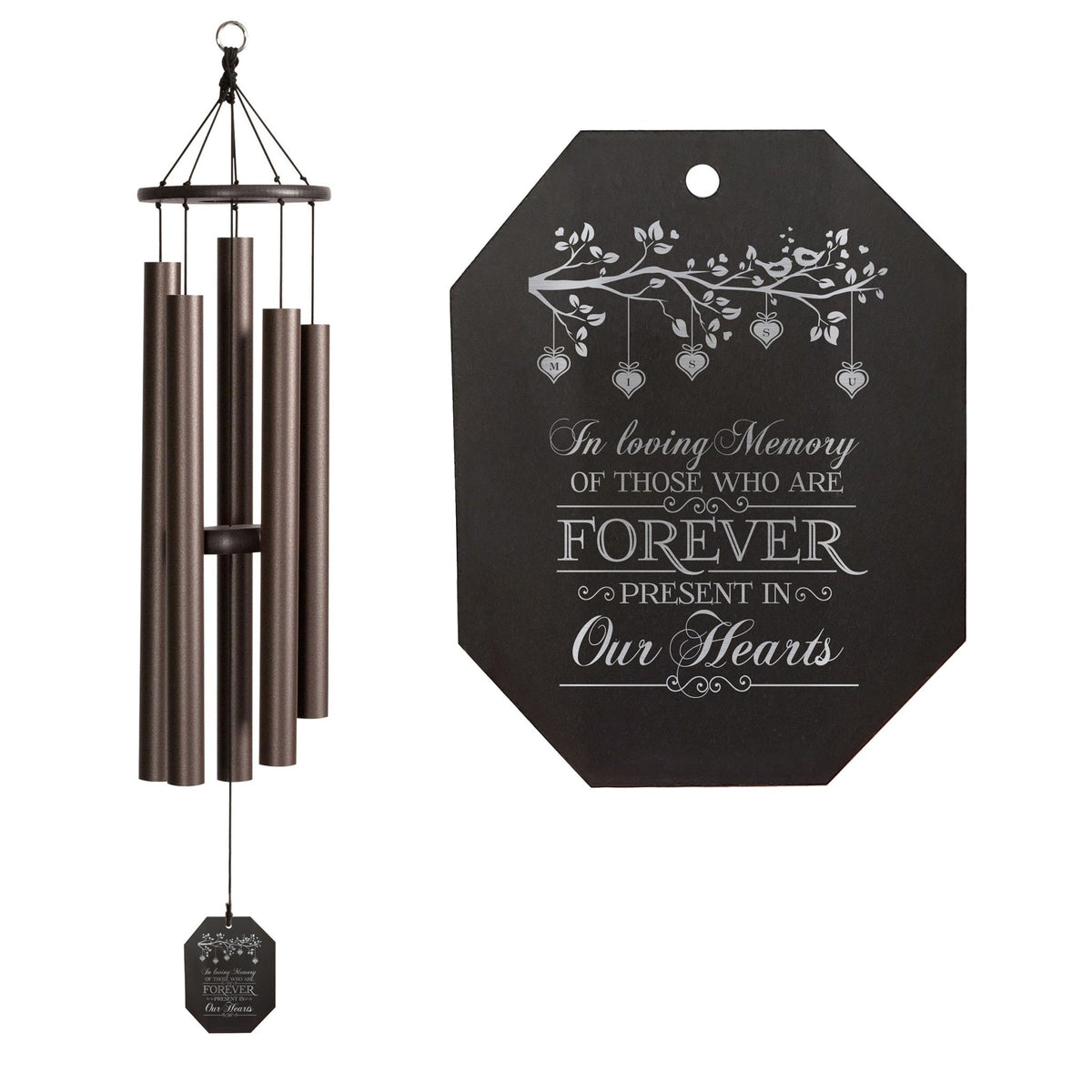 Memorial Sympathy Wind Chimes| Baby Ben 42" | Family Home Decor - LifeSong Milestones