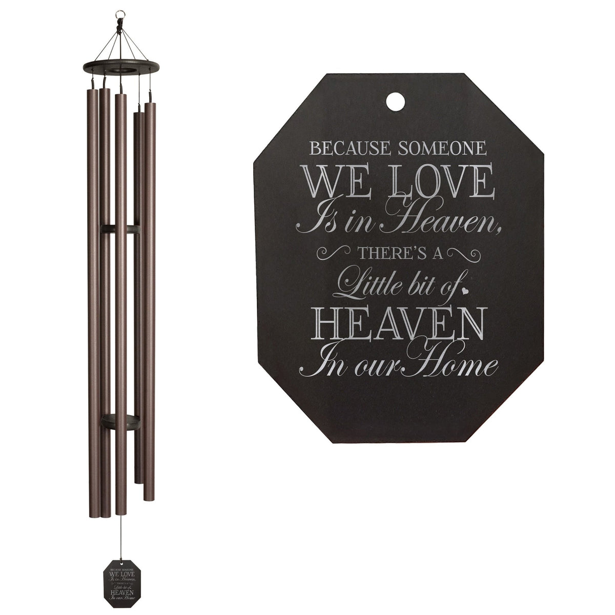 Memorial Sympathy Wind Chimes| Big Ben 82&quot; | Family Home Decor - LifeSong Milestones
