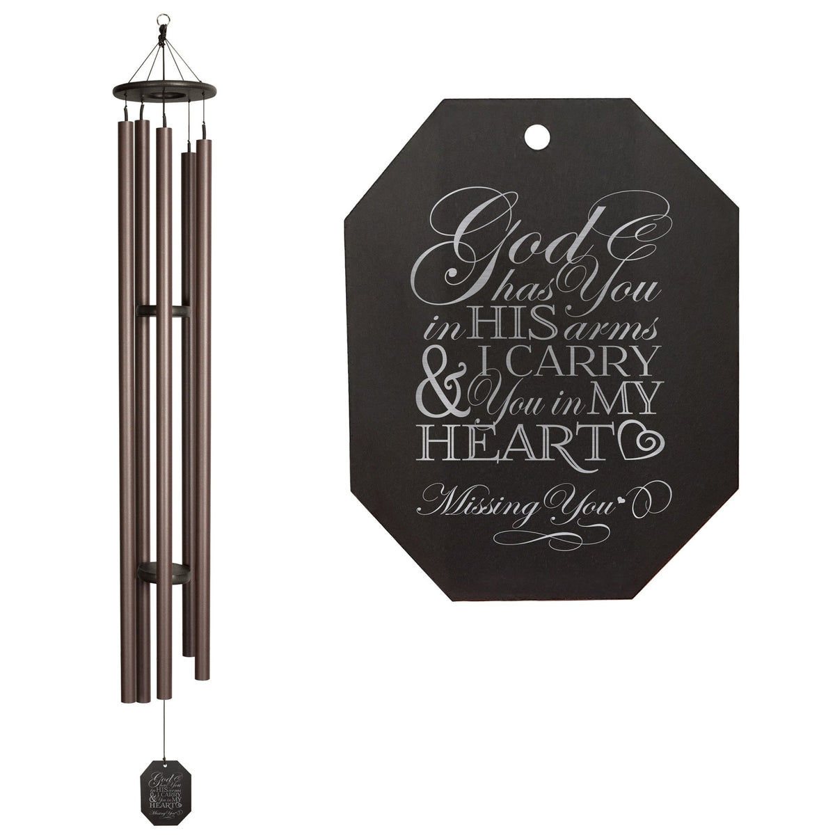 Memorial Sympathy Wind Chimes| Big Ben 82" | Family Home Decor - LifeSong Milestones
